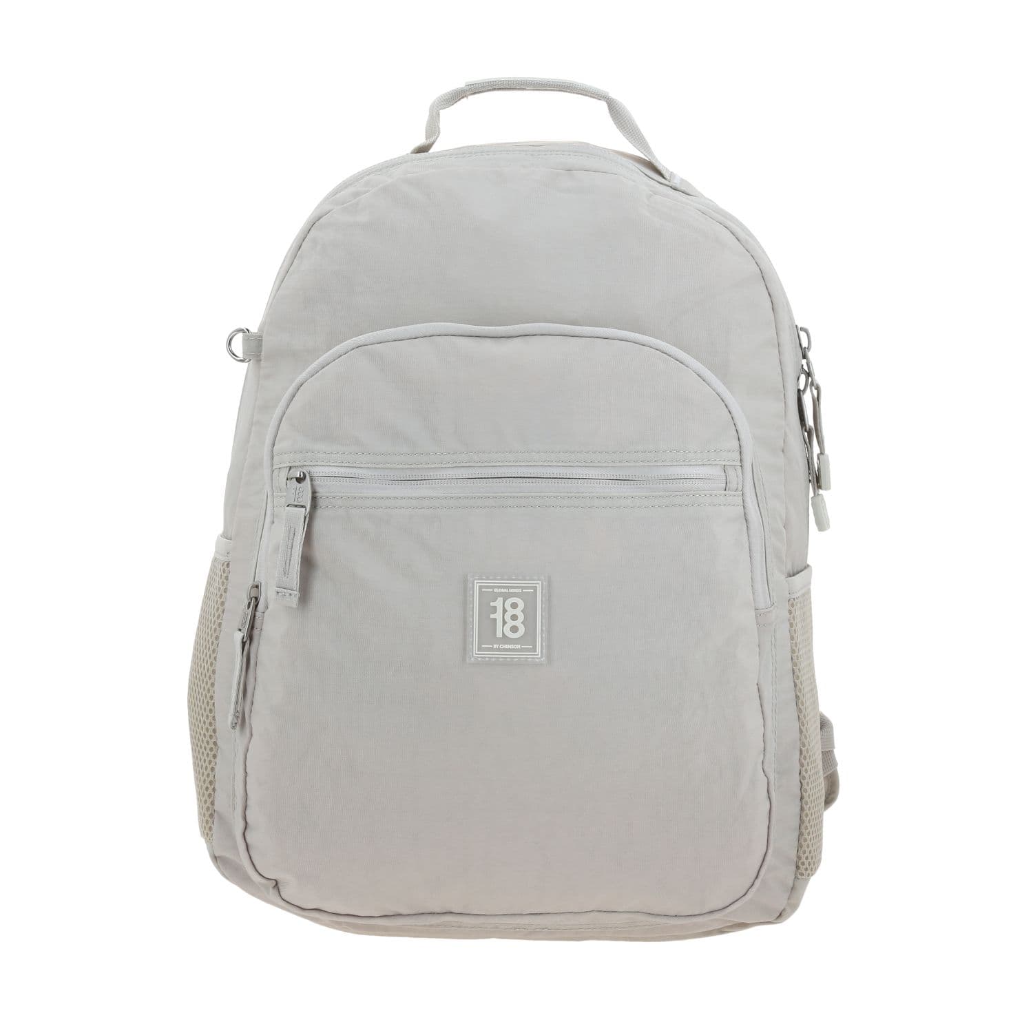 Mochila escolar juvenil 1818 by Chenson beige con amplio compartimento, modelo 1866543-E