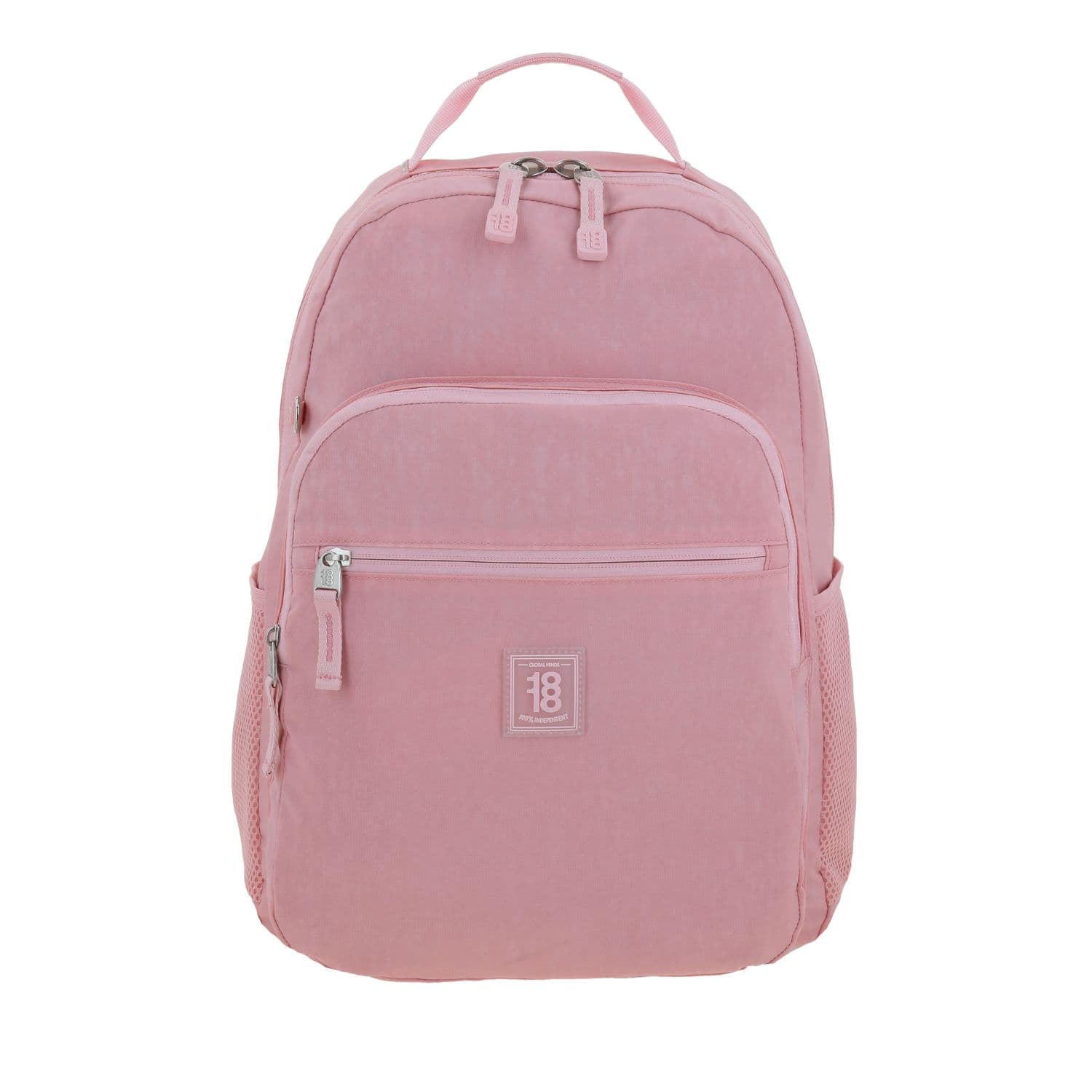 Mochila escolar juvenil 1818 by Chenson Rosa con amplio compartimento, modelo 1866543-P