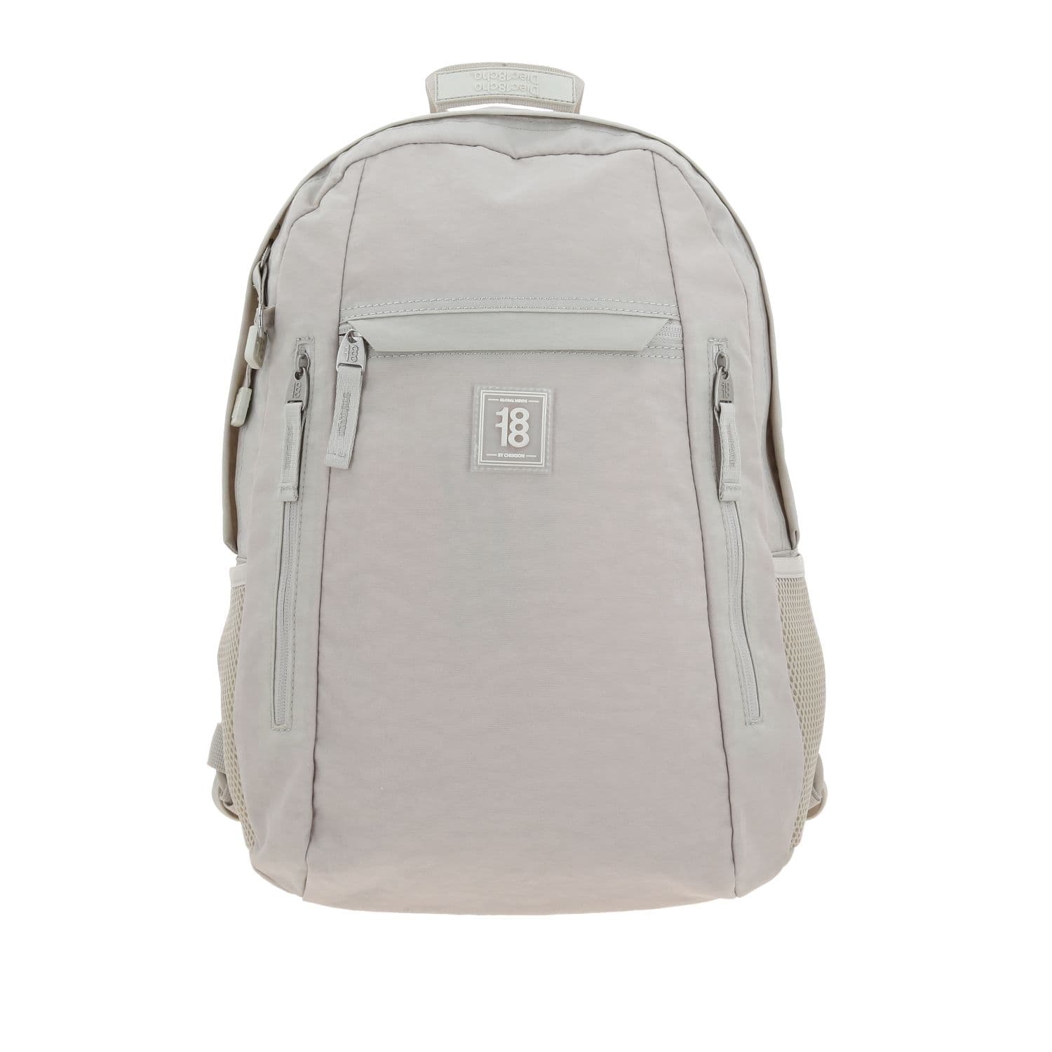 Mochila escolar juvenil 1818 by Chenson Beige con múltiples compartimentos, modelo 1866544-E