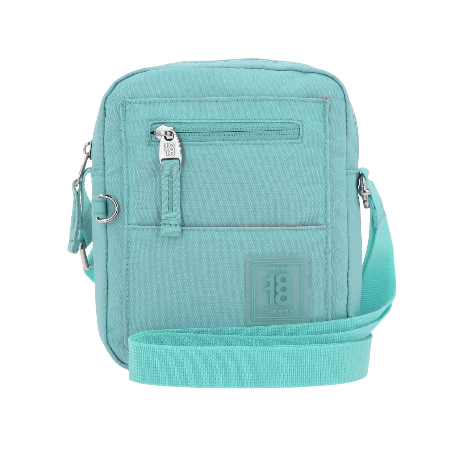 Bolsa de Lado 1818 by Chenson Turquesa Juvenil con Múltiples Bolsillos, modelo 1866546-T