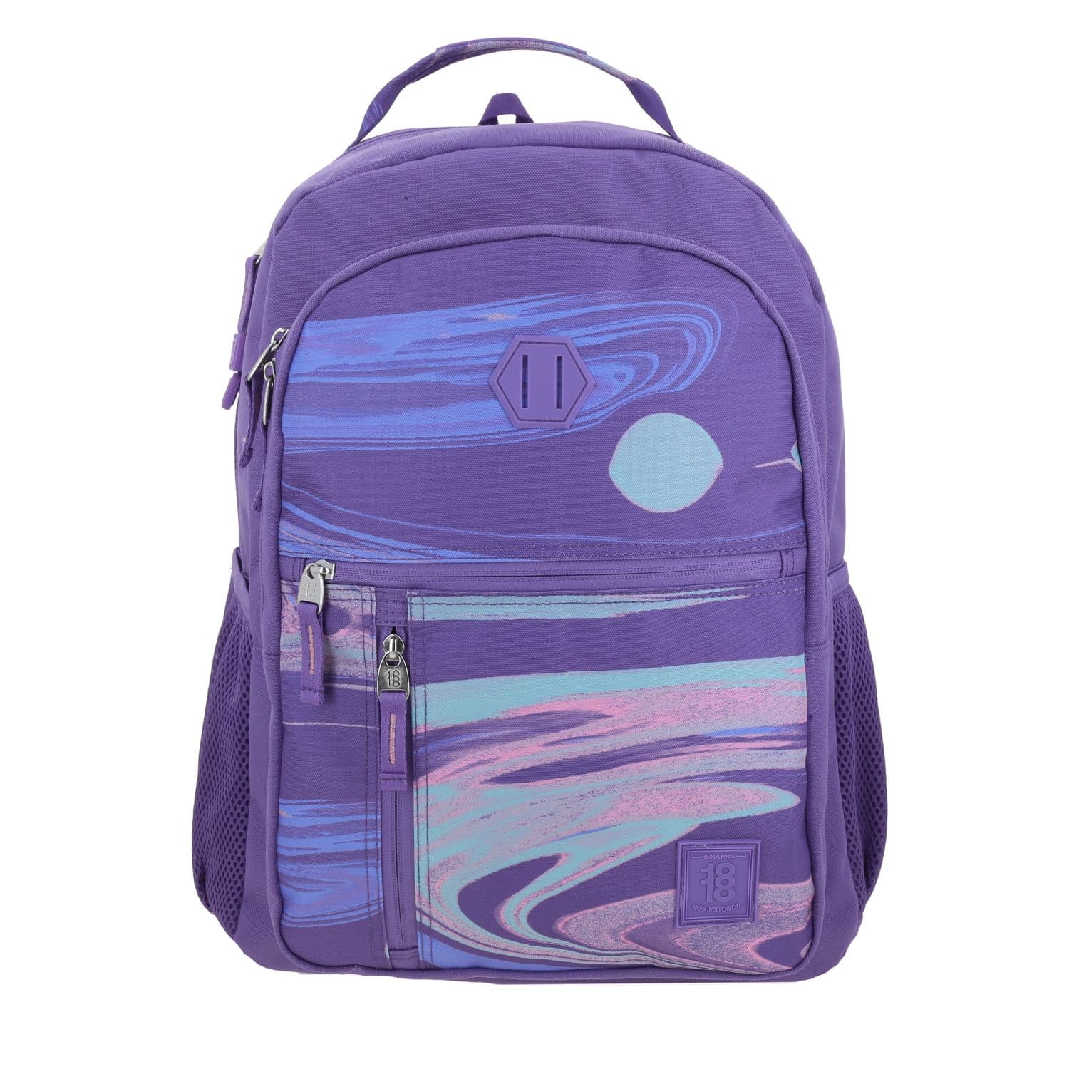Mochila juvenil 1818 by Chenson Violeta con amplio compartimento, modelo 1866569-V