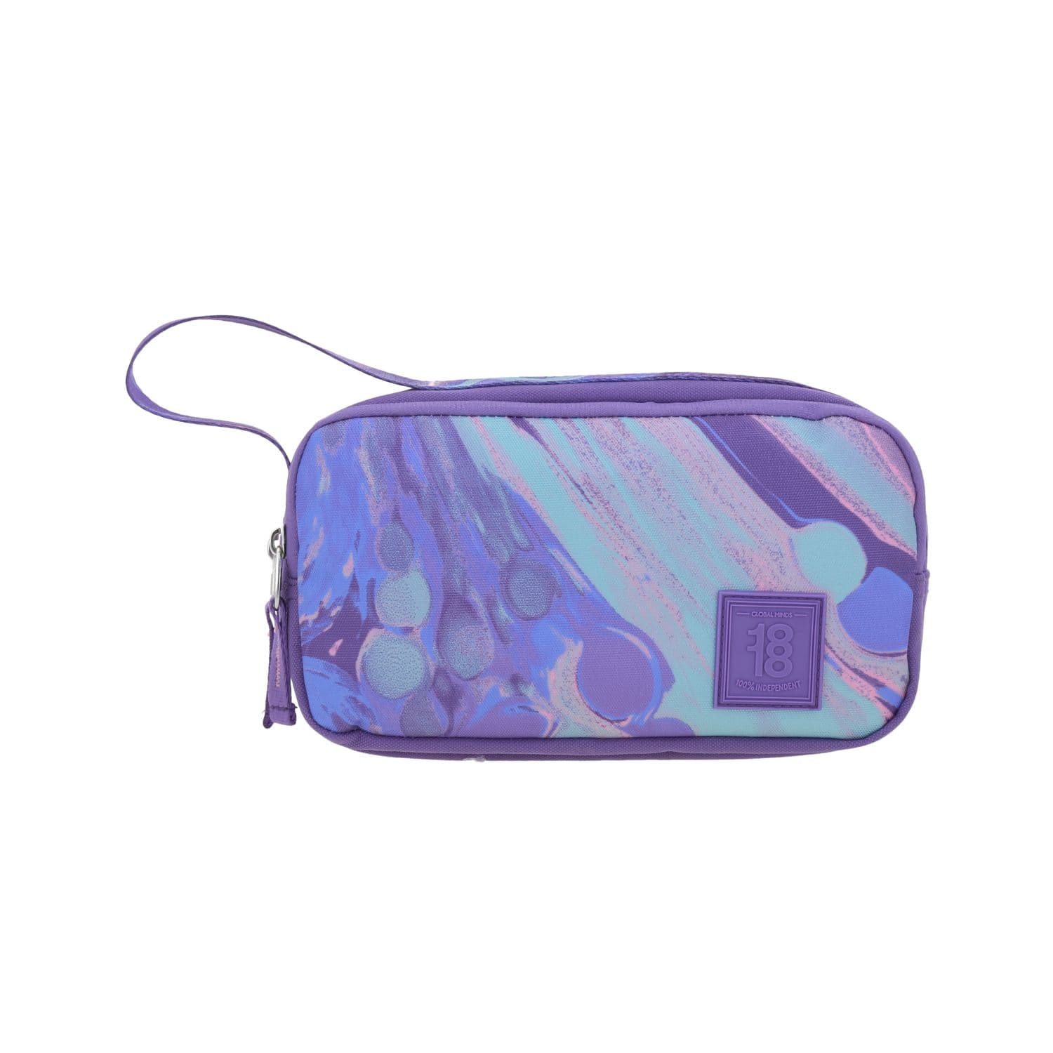 Lapicera escolar 1818 by Chenson color violeta con doble bolsillo, modelo 1866571-V