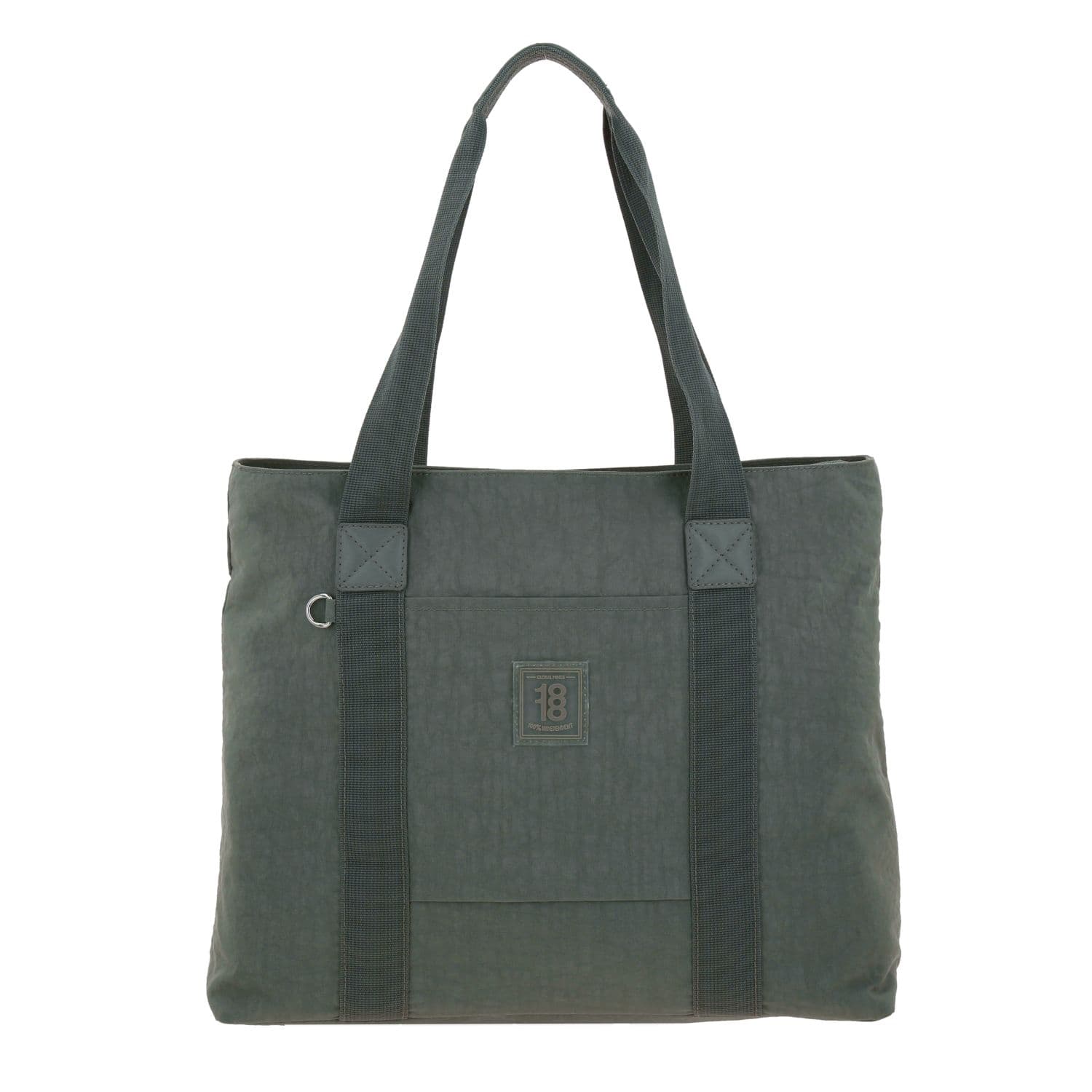 Bolsa grande para dama 1818 by Chenson verde seco, perfecta para el día a día, modelo 1870124-A