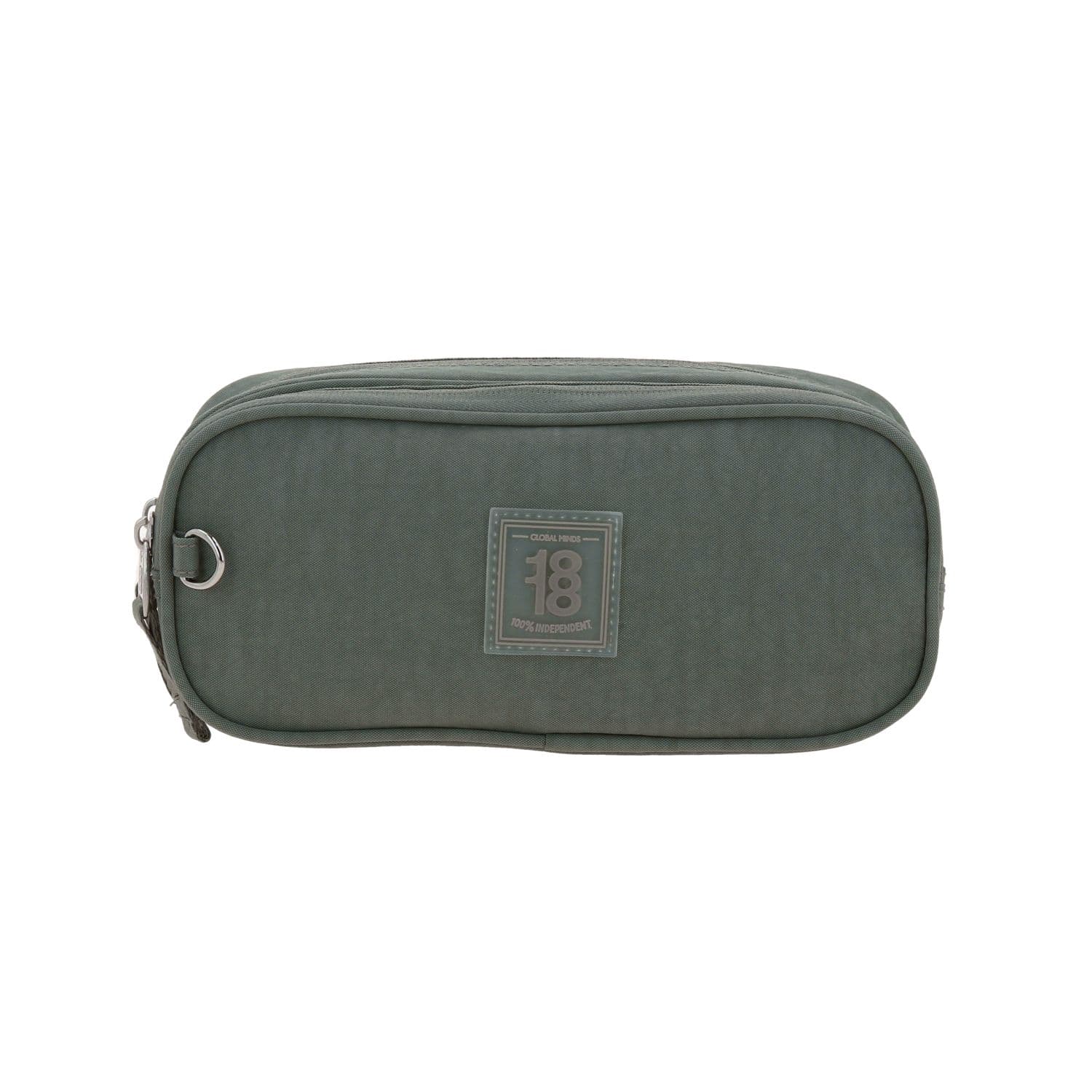 Lapicera escolar 1818 by Chenson en verde seco | Doble compartimento, modelo 1870125-A