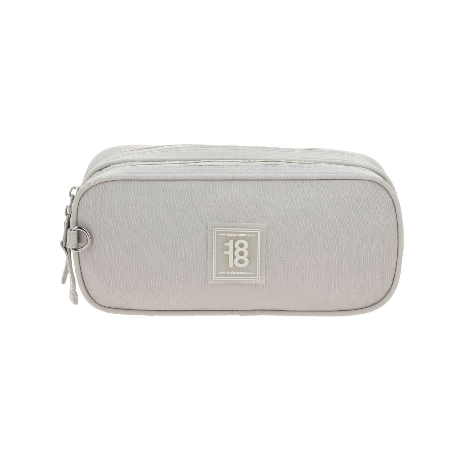 Lapicera escolar 1818 by Chenson beige con doble compartimento, modelo 1870125-E