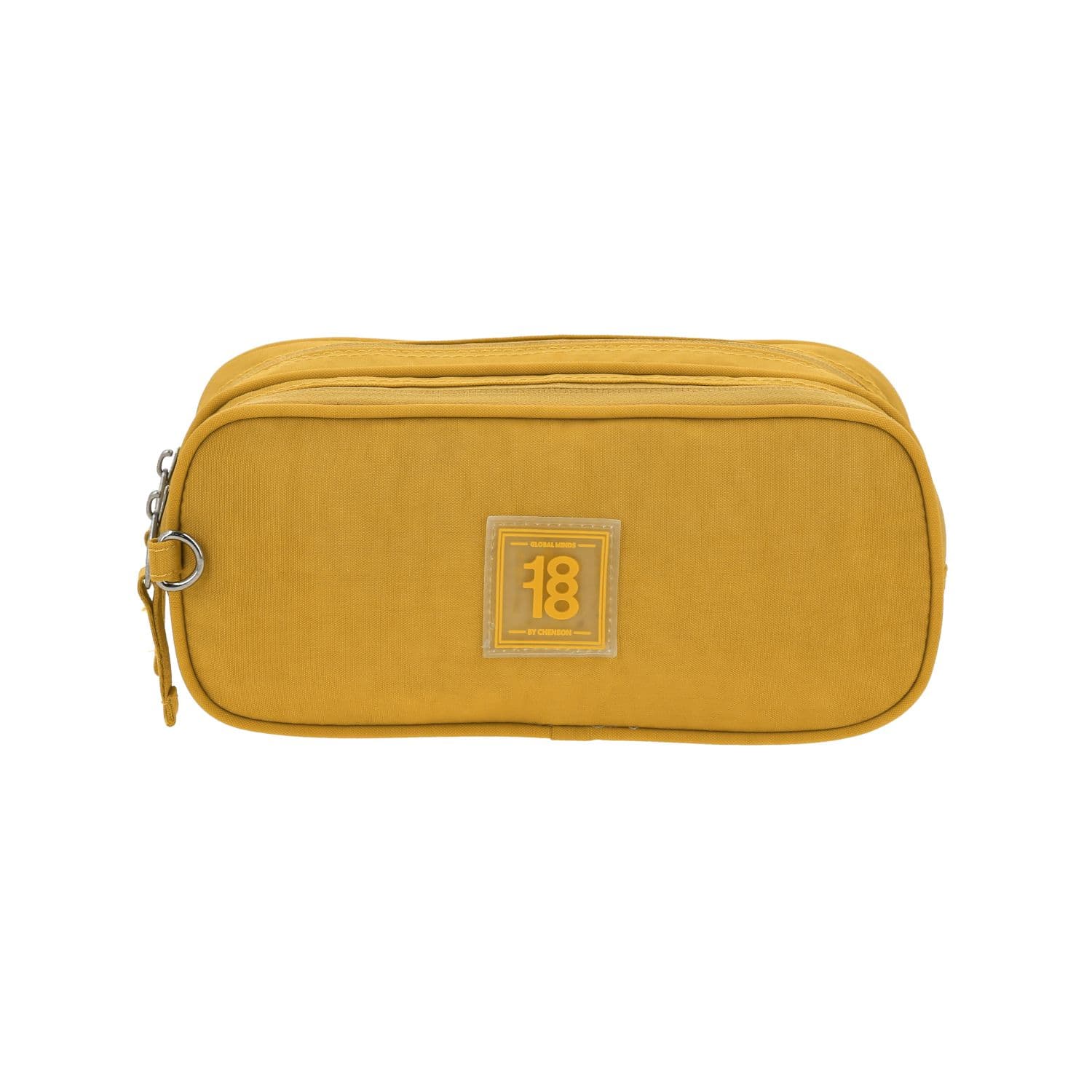 Lapicera escolar 1818 by Chenson color Amarillo con doble compartimento, modelo 1870125-L