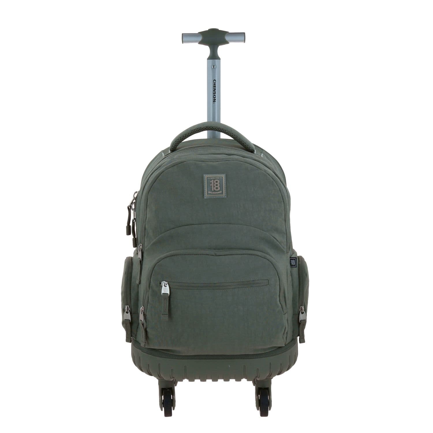 Mochila con Ruedas 1818 by Chenson Verde Seco Juvenil, modelo 1870146-A