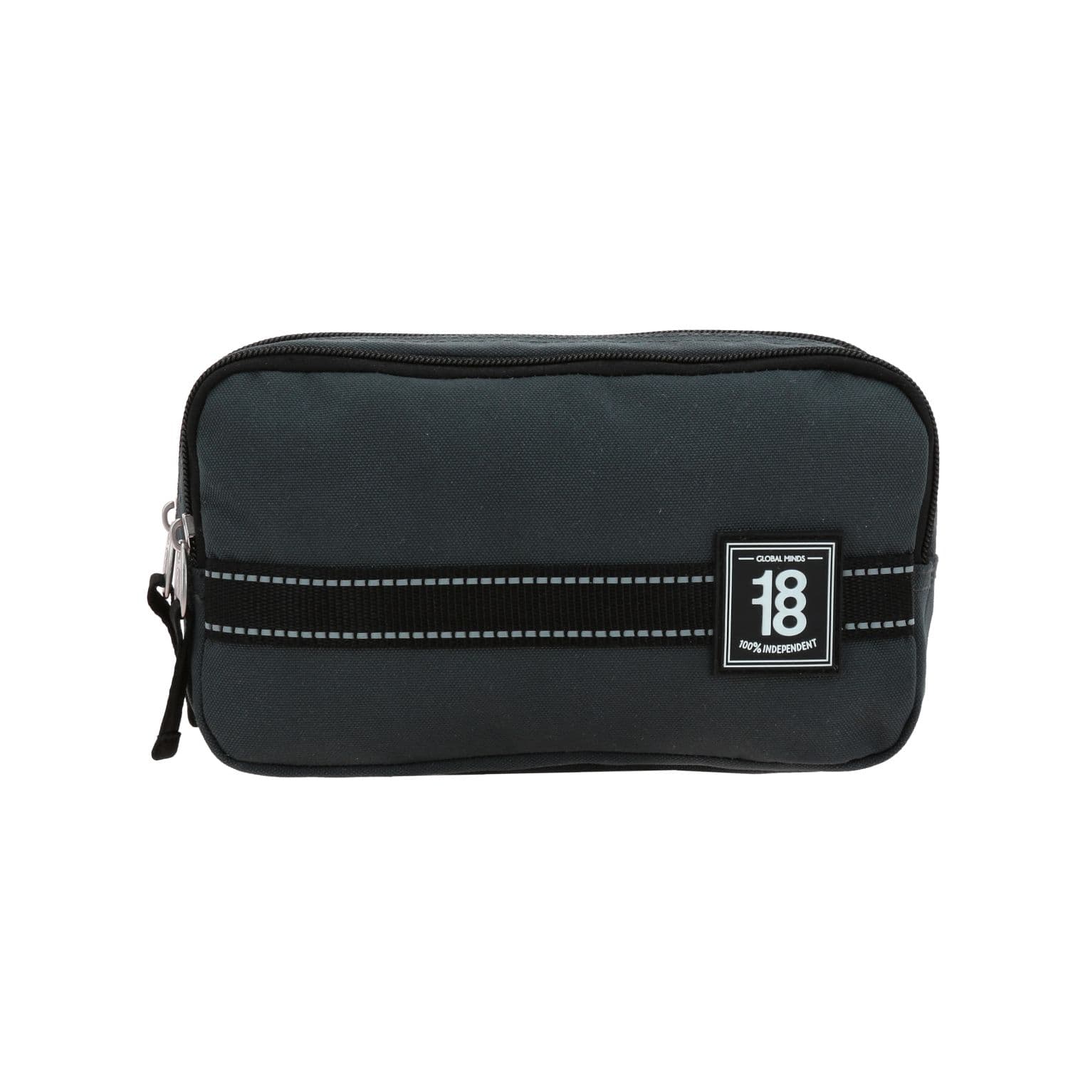 Lapicera escolar 1818 by Chenson en negro con doble compartimento, modelo 1870249-3