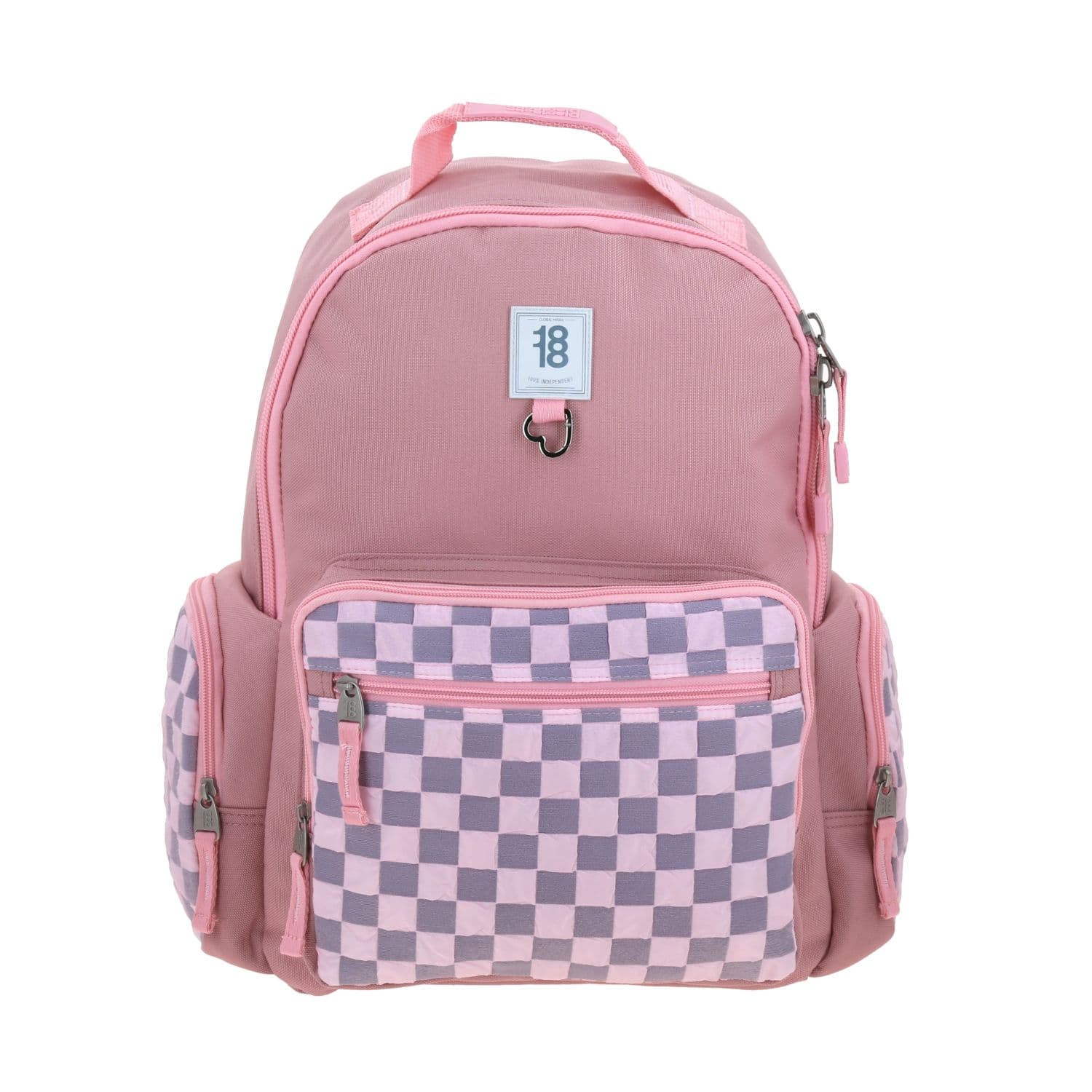 Mochila juvenil 1818 by Chenson rosa con múltiples bolsillos, modelo 1870340-P