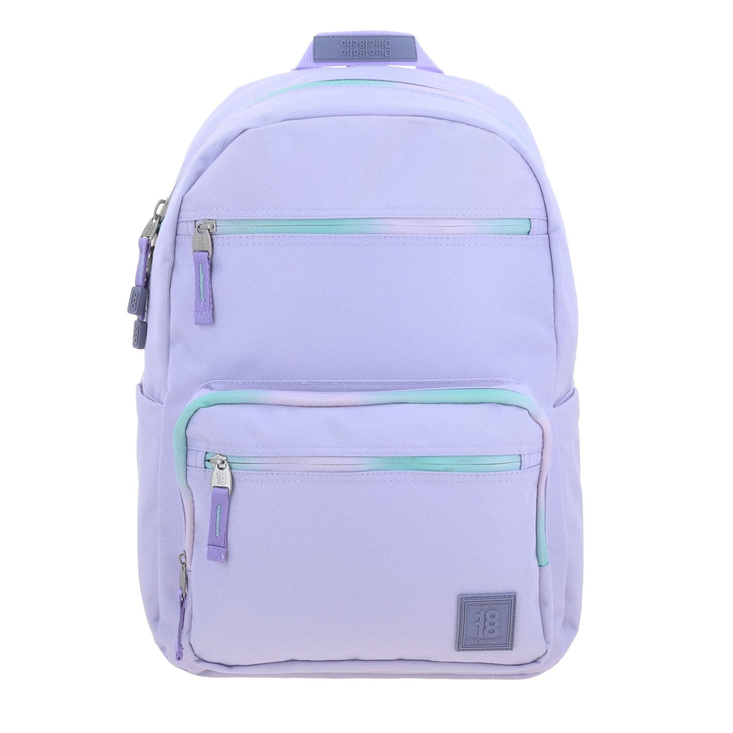 Mochila escolar juvenil 1818 by Chenson color violeta con amplio espacio, modelo 1870459-V
