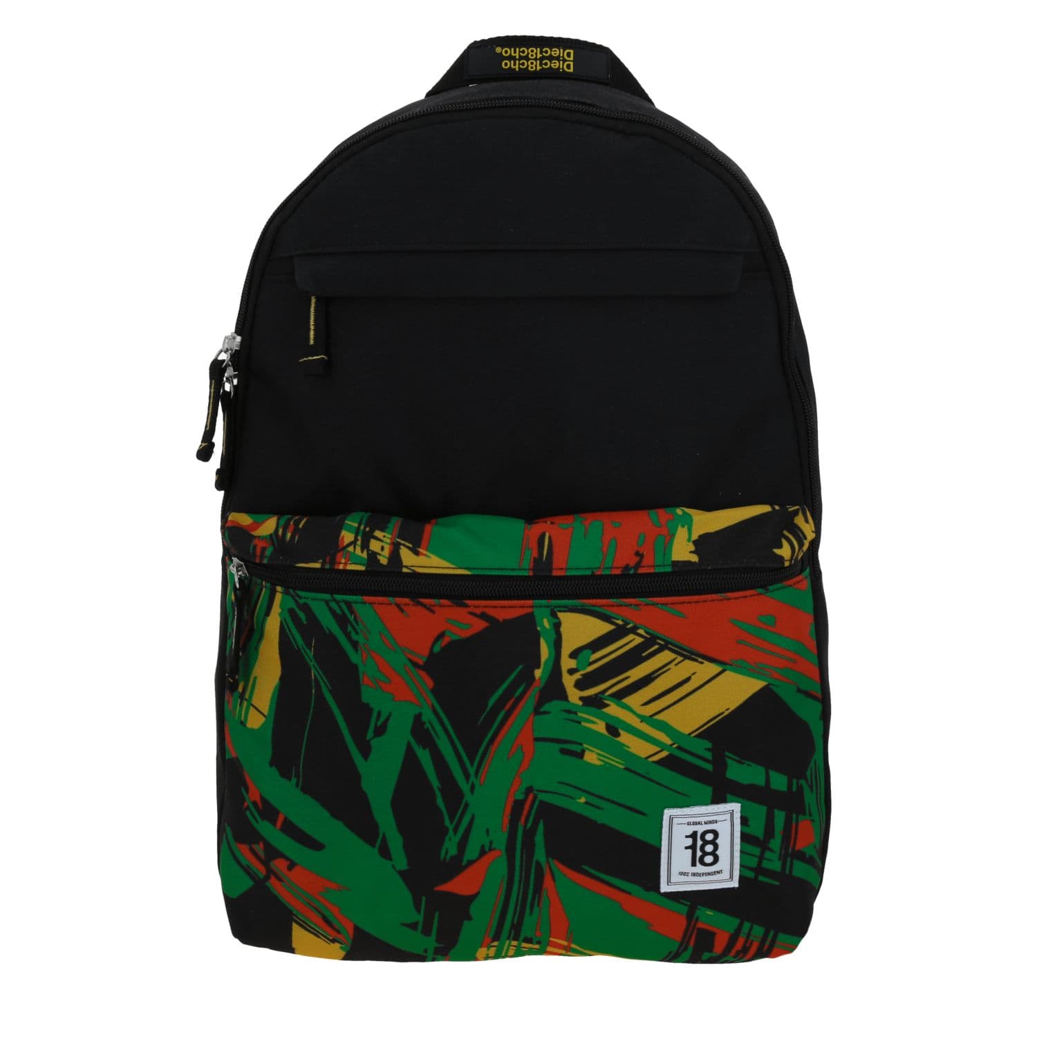 Mochila juvenil 1818 by Chenson negra con amplio compartimento, modelo 1870742-3