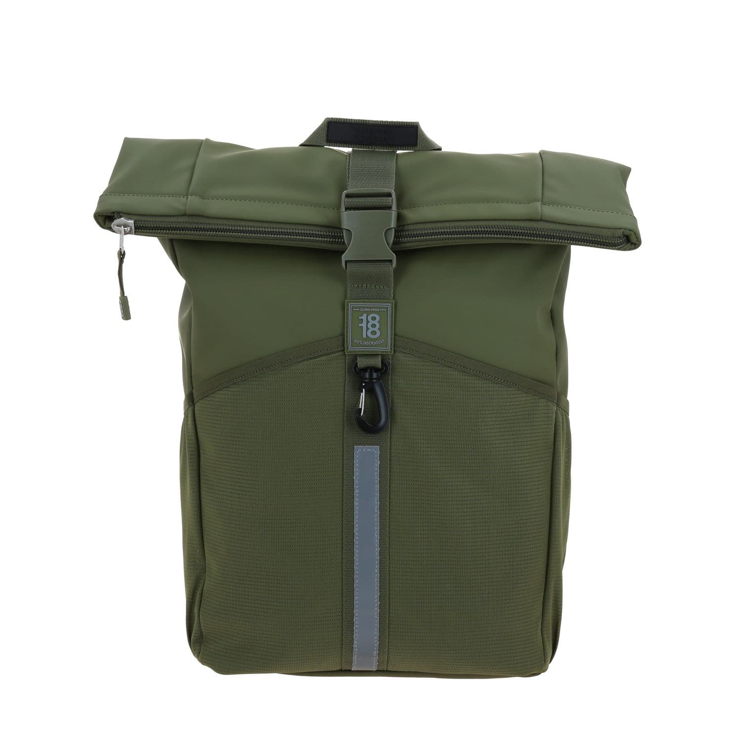 Mochila juvenil 1818 by Chenson verde seco con compartimento amplio, modelo 1870776-A