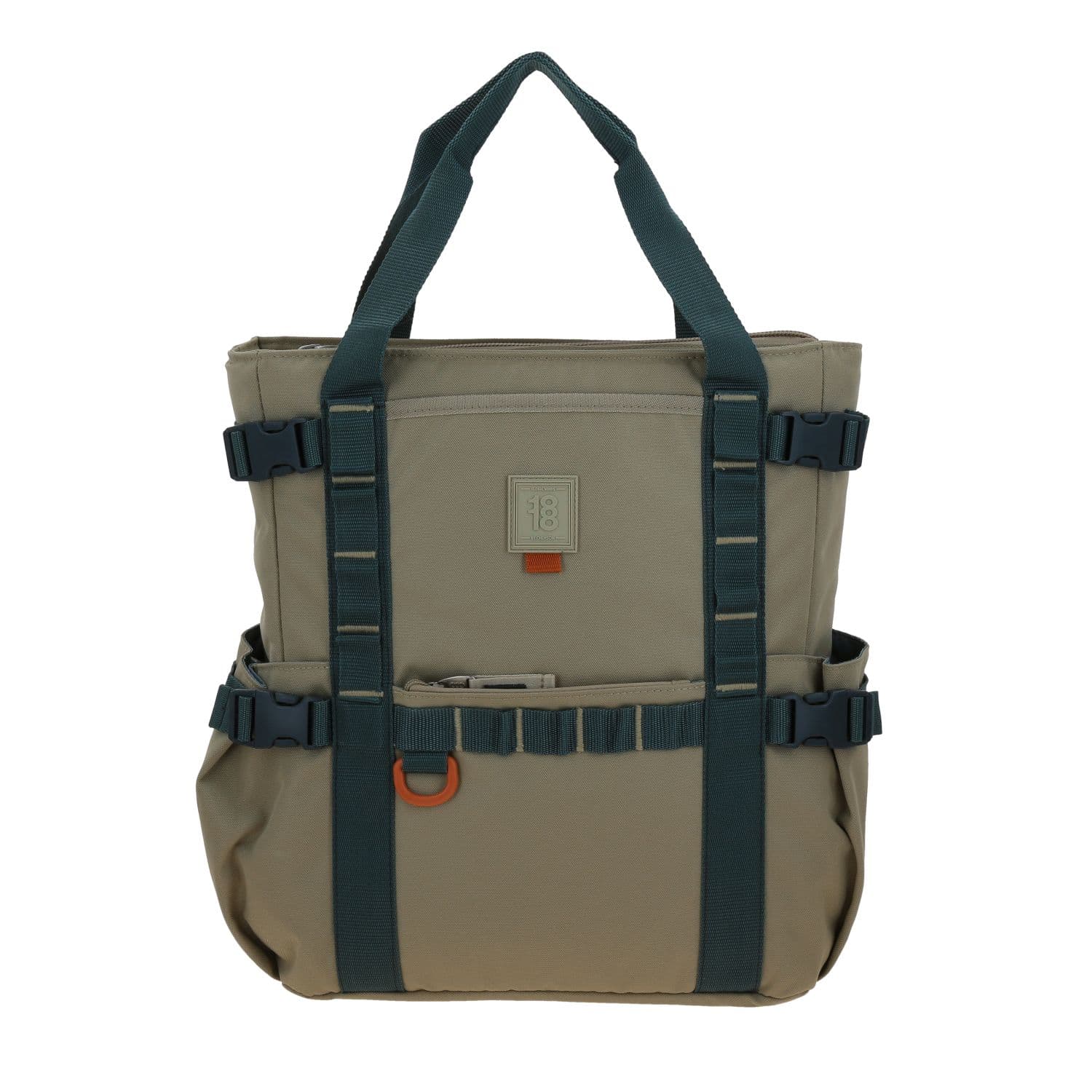 Mochila escolar juvenil 1818 by Chenson Café/Oro rosa - Estilo y funcionalidad, modelo 1870891-K