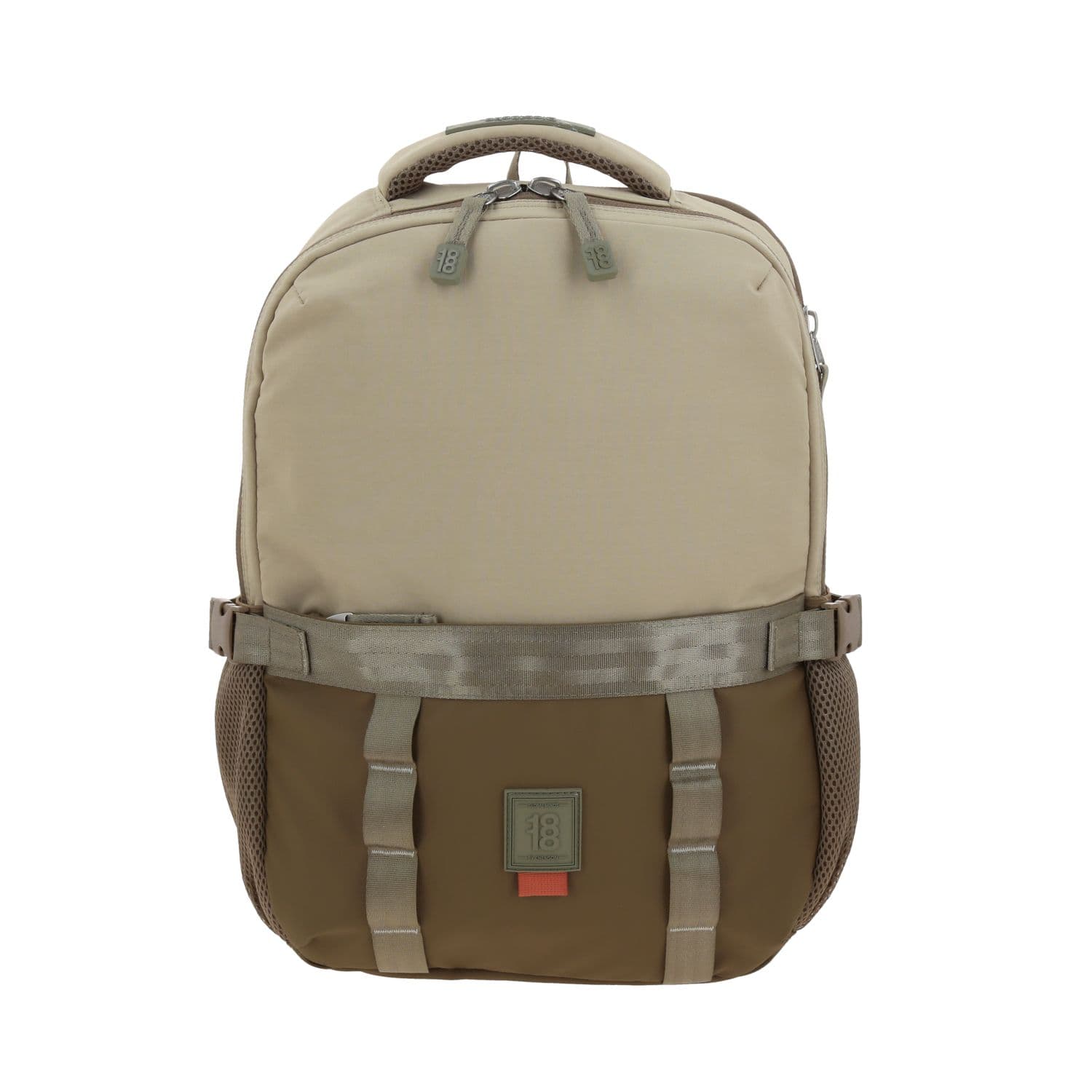 Mochila Escolar 1818 by Chenson Beige con Compartimento Laptop, modelo 1871144-E