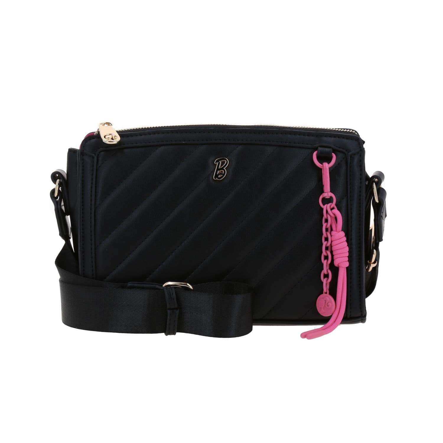 Bolsa de Lado Barbie by Chenson Negro | Bandolera Casual para Dama, modelo BR24100-3