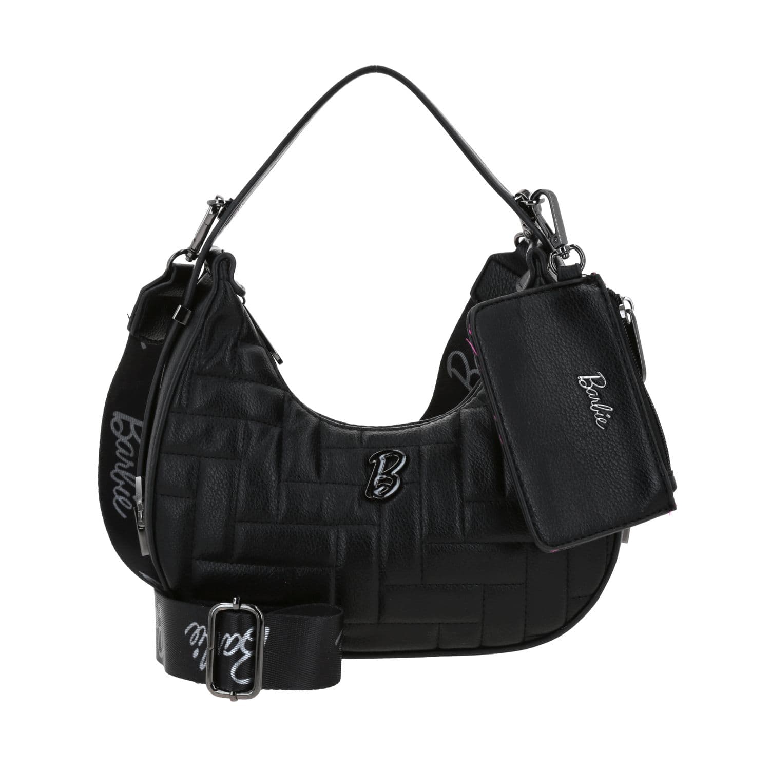 Bolsa de Mano Barbie by Chenson Negro - Elegancia Casual, modelo BR24114-3