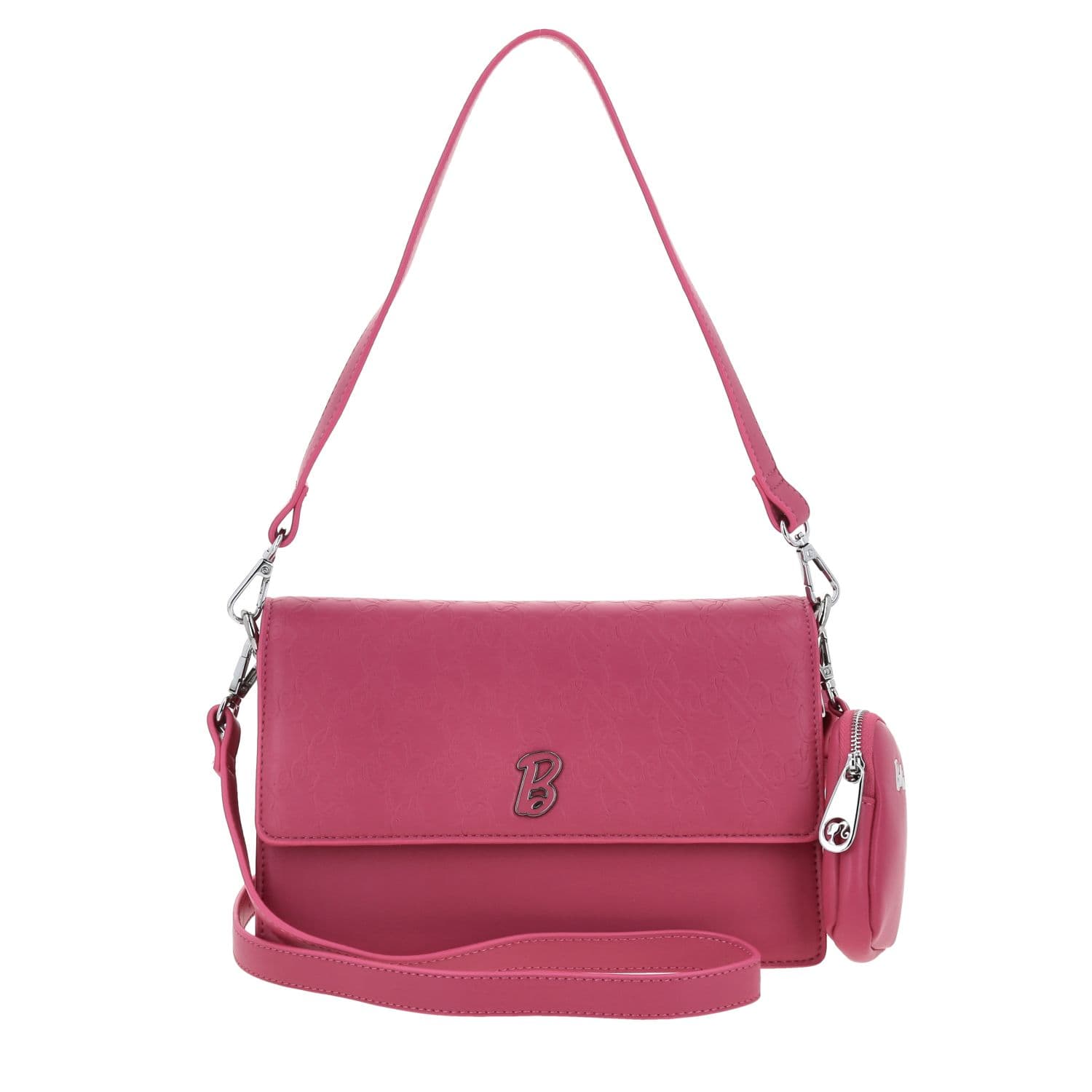 Bolsa de Mano para Dama Barbie by Chenson Rosa con Doble Compartimento, modelo BR25002-P