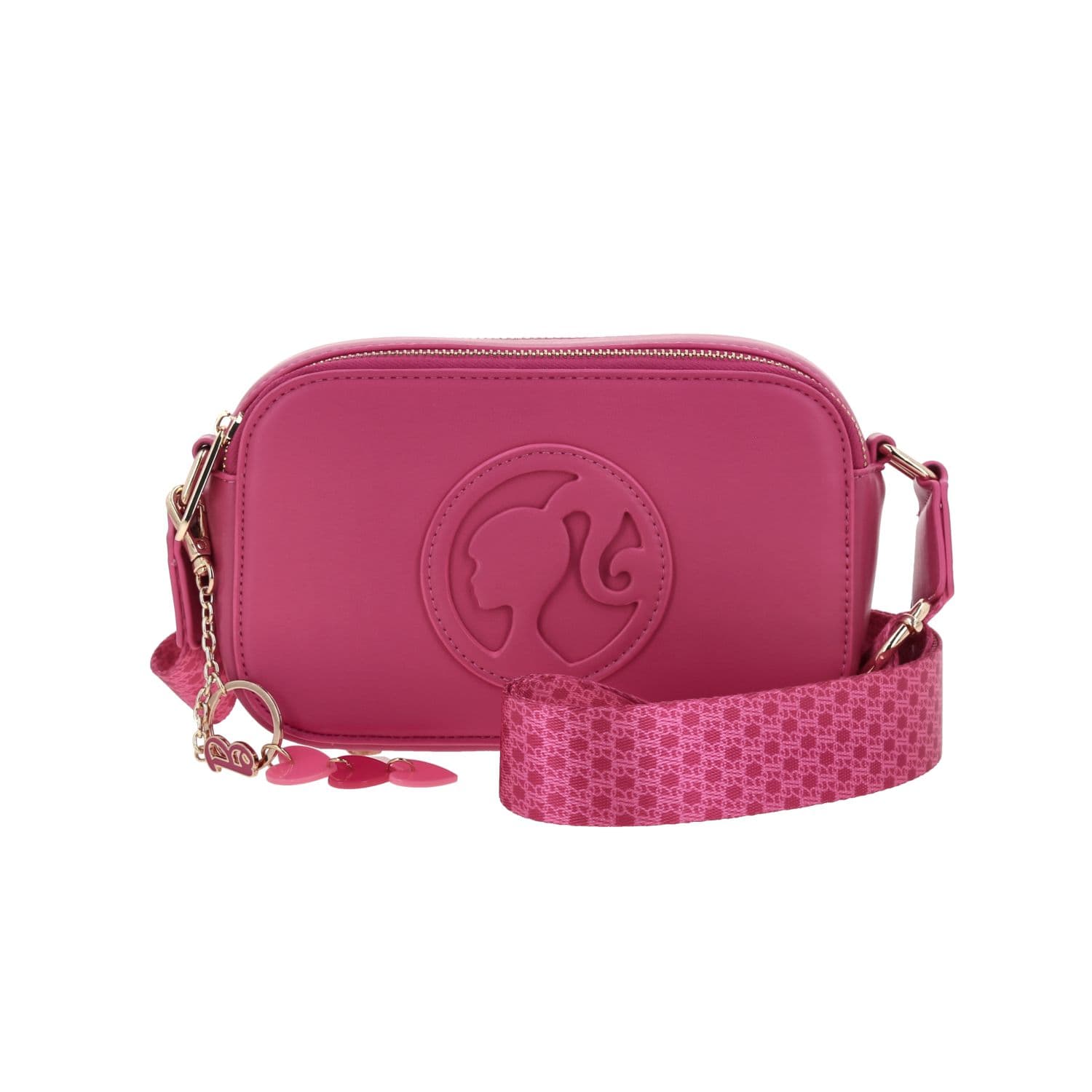 Bolsa de lado para dama Barbie by Chenson color rosa con doble compartimento, modelo BR25061-P