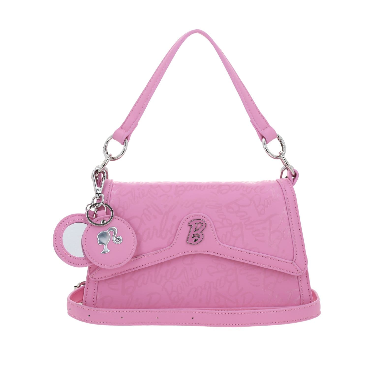 Bolsa de Mano para Dama Barbie by Chenson Rosa con Accesorios Opcionales, modelo BR25073-P