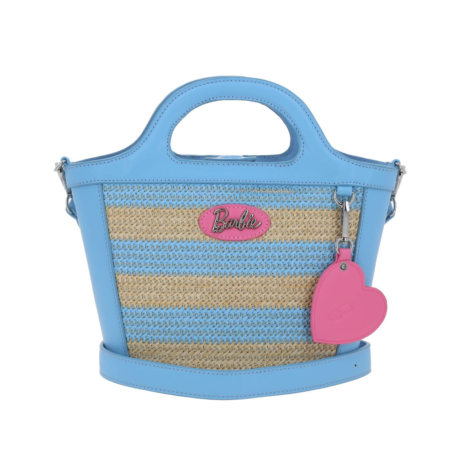 Bolsa de Mano para Dama Barbie by Chenson Azul con Amplio Compartimento, modelo BR25081-9