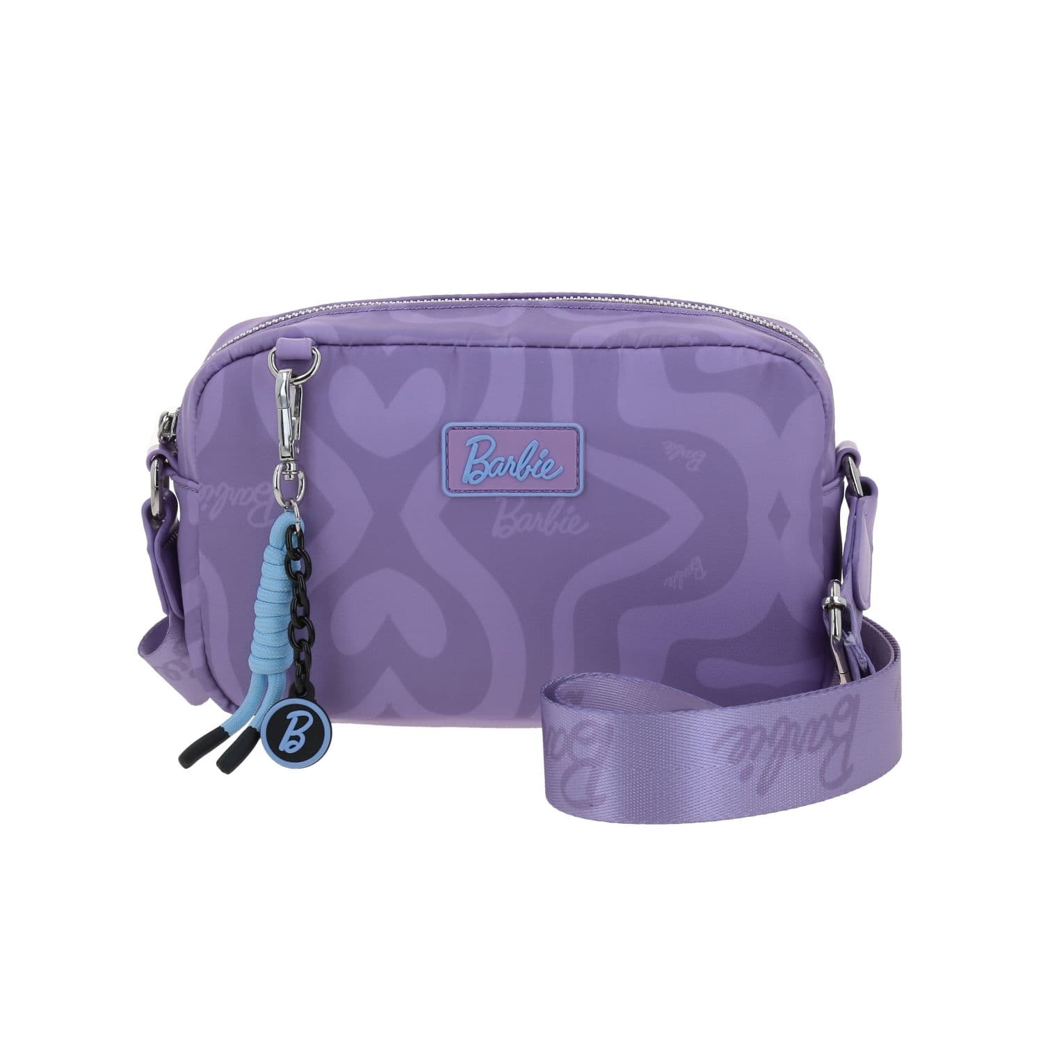 Bolsa de lado Barbie by Chenson Violeta con amplio compartimento, modelo BR25095-V