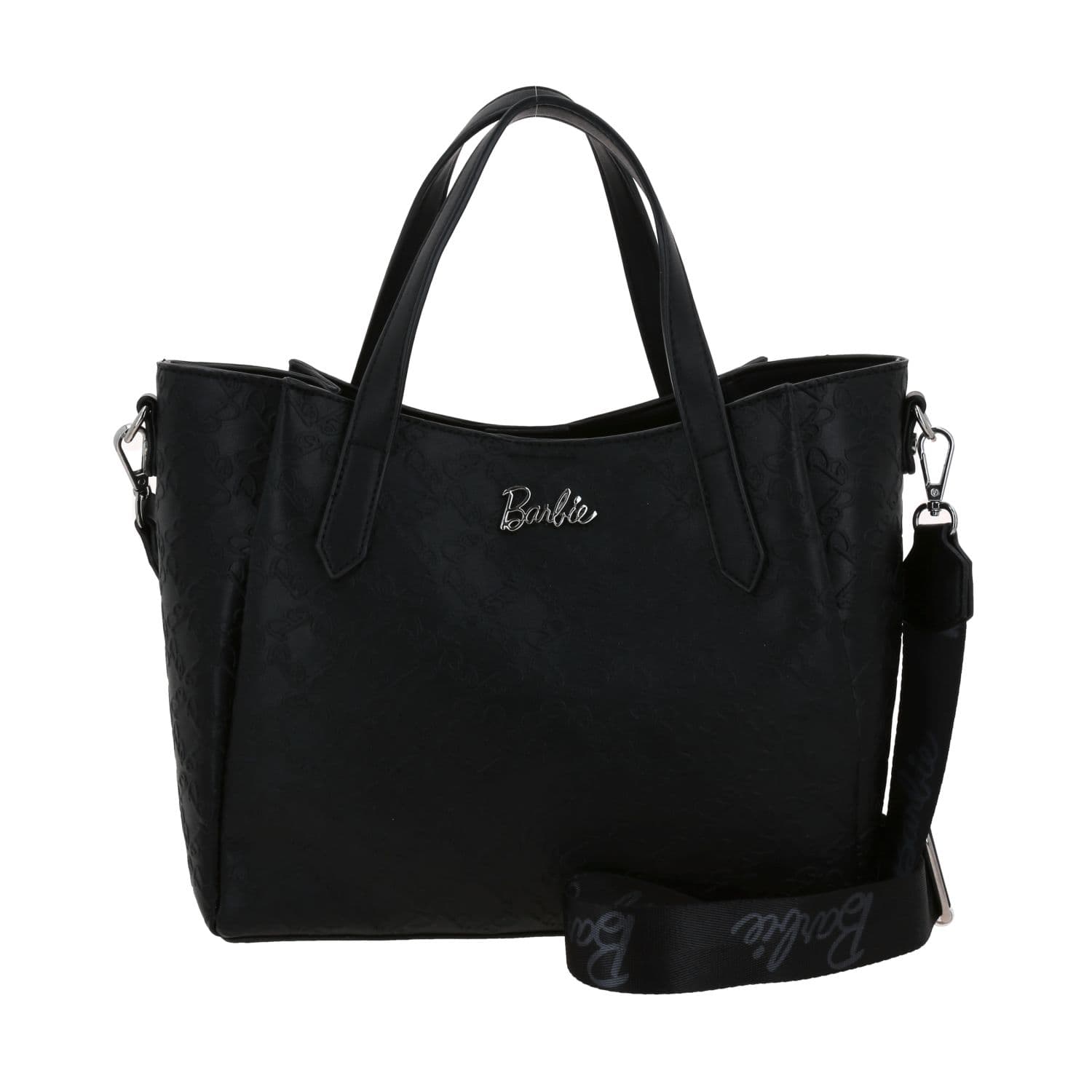 Bolsa de Mano para Dama Barbie by Chenson Color Negro con Estilo Único, modelo BR25108-3