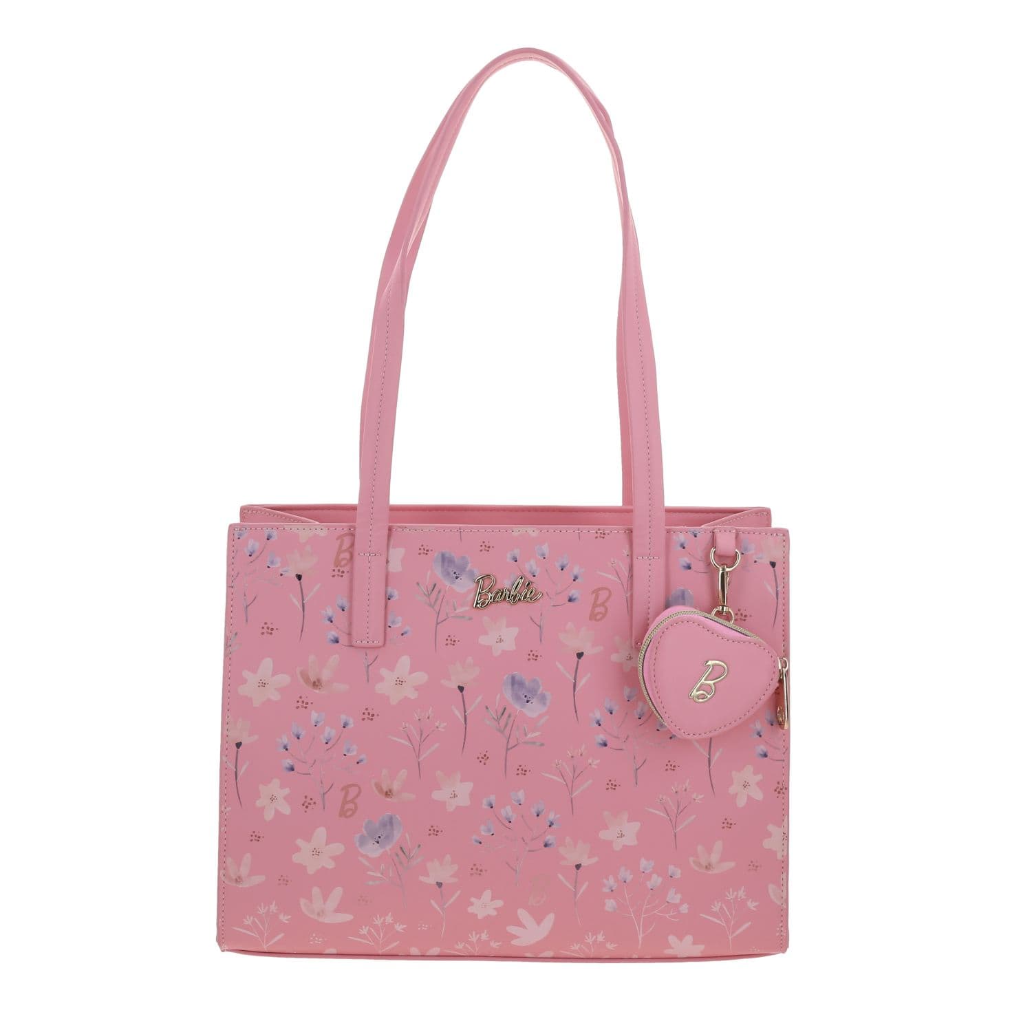 Bolsa Grande para Dama Barbie by Chenson Rosa con Compartimentos, modelo BR25114-P