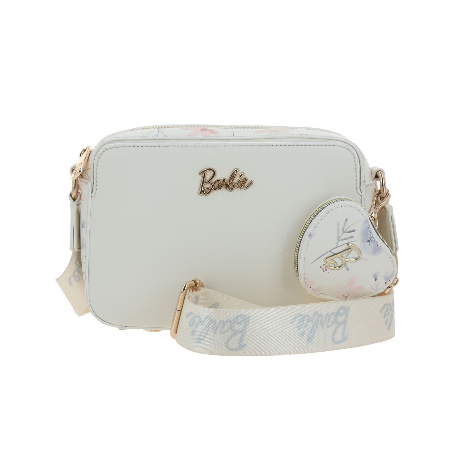 Bolsa de Lado para Dama Barbie by Chenson Color Blanco Estilo y Funcionalidad, modelo BR25116-W