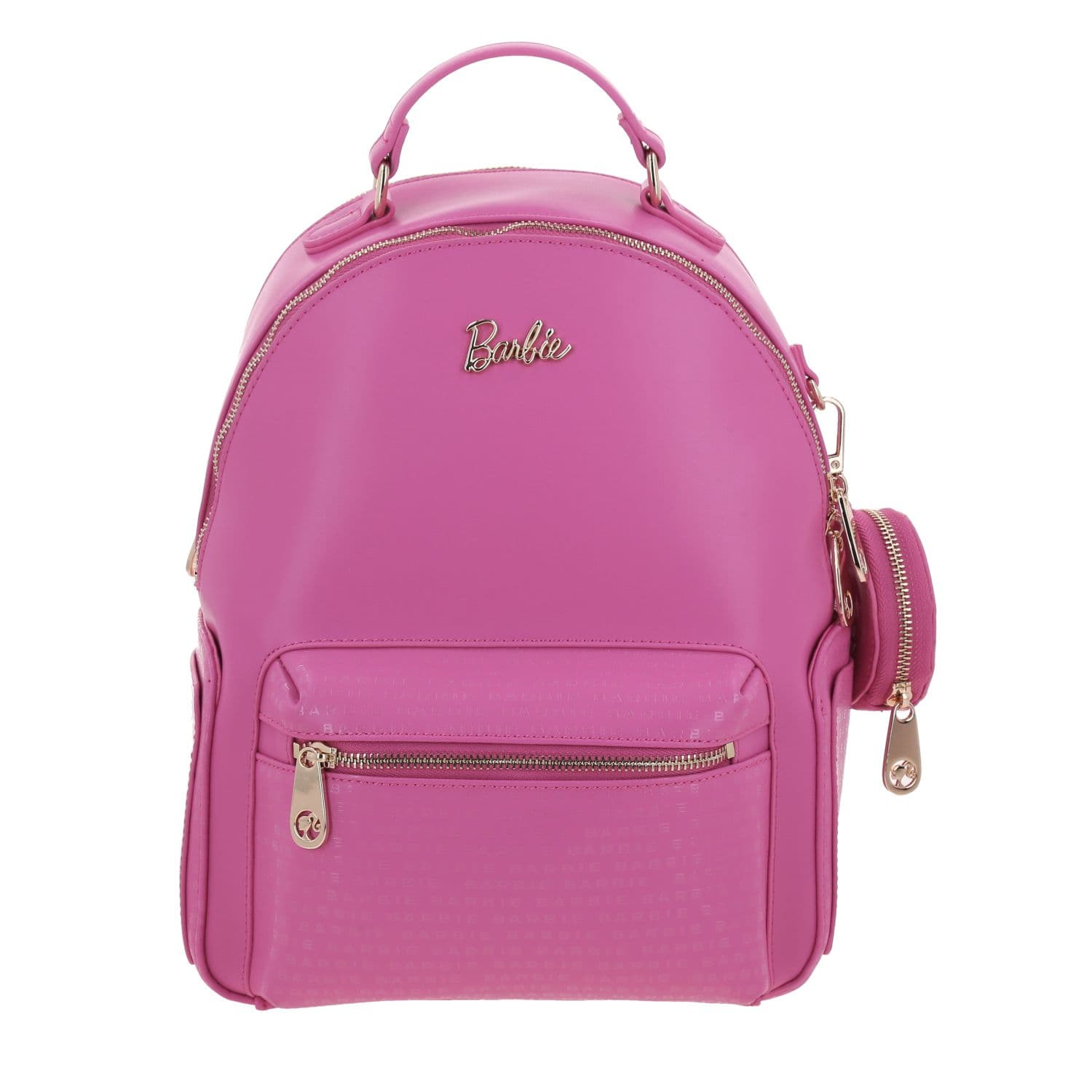 Mochila casual para dama Barbie by Chenson rosa con doble compartimento, modelo BR25127-P