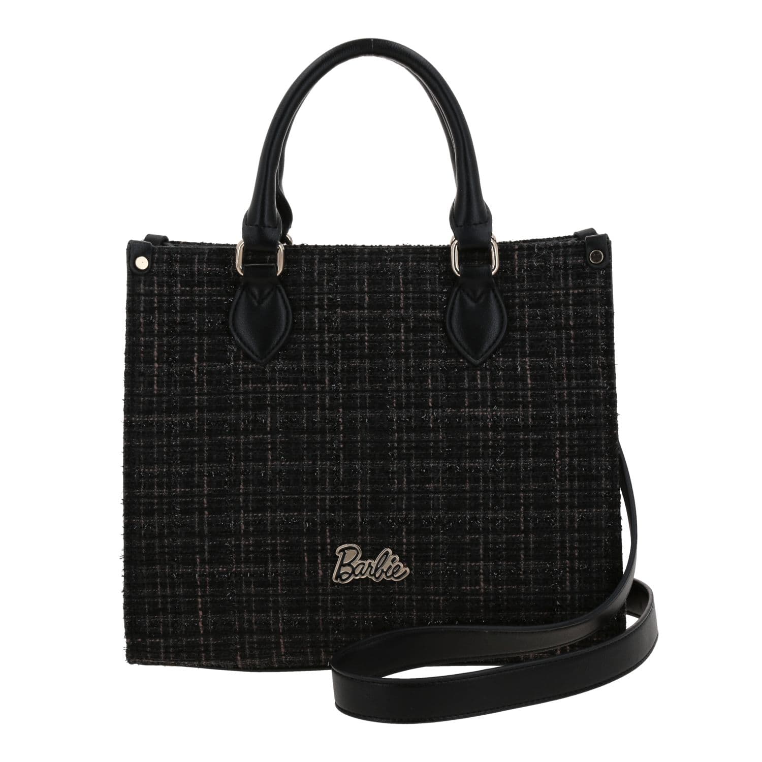 Bolsa de Mano para Dama Barbie by Chenson Negro Estilo y Funcionalidad, modelo BR25133-3