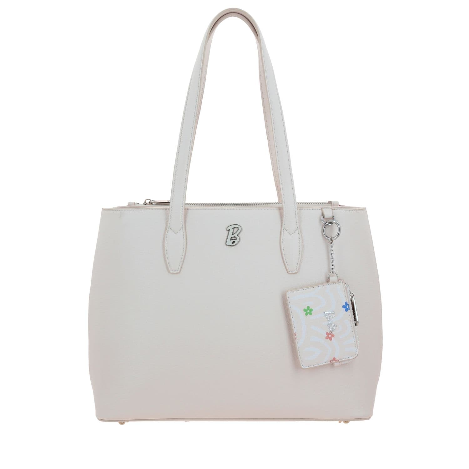 Bolsa grande para dama Barbie by Chenson en color beige con doble compartimento, modelo BR26009-E