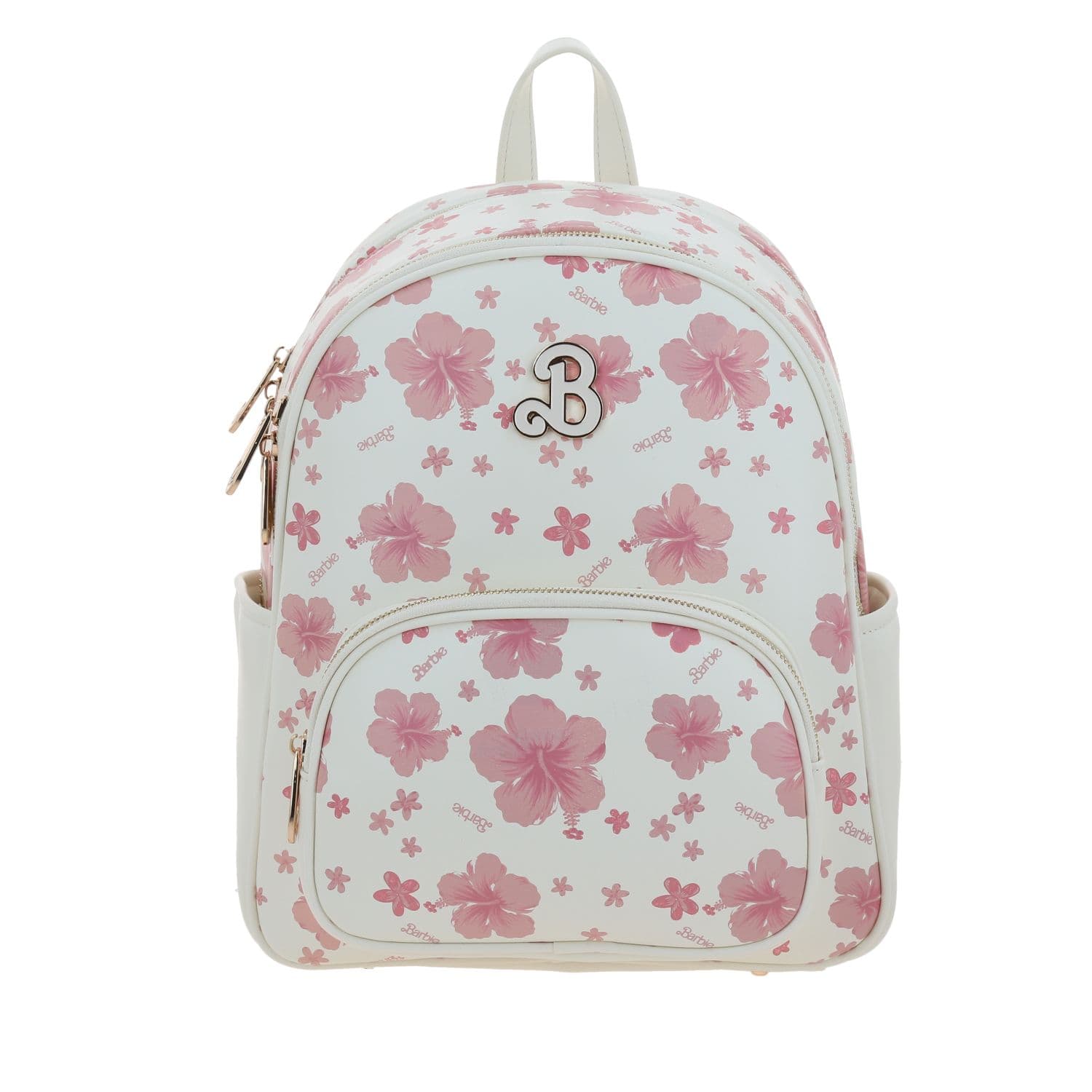 Mochila casual para dama Barbie by Chenson color blanco con estilo único, modelo BR26013-W
