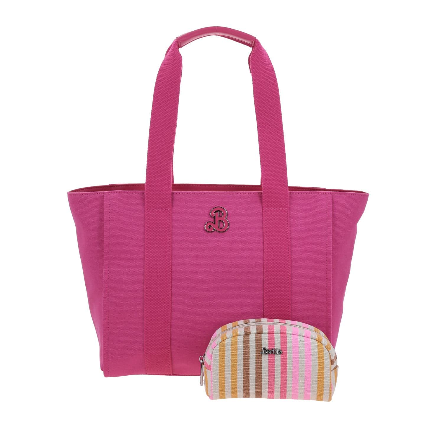 Bolsa grande para dama Barbie by Chenson Rosa con diseño funcional, modelo BR26020-P