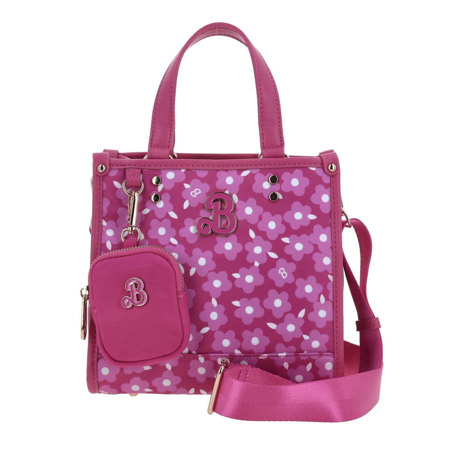 Bolsa de Mano para Dama Barbie by Chenson Rosa con Estilo Funcional, modelo BR26035-P