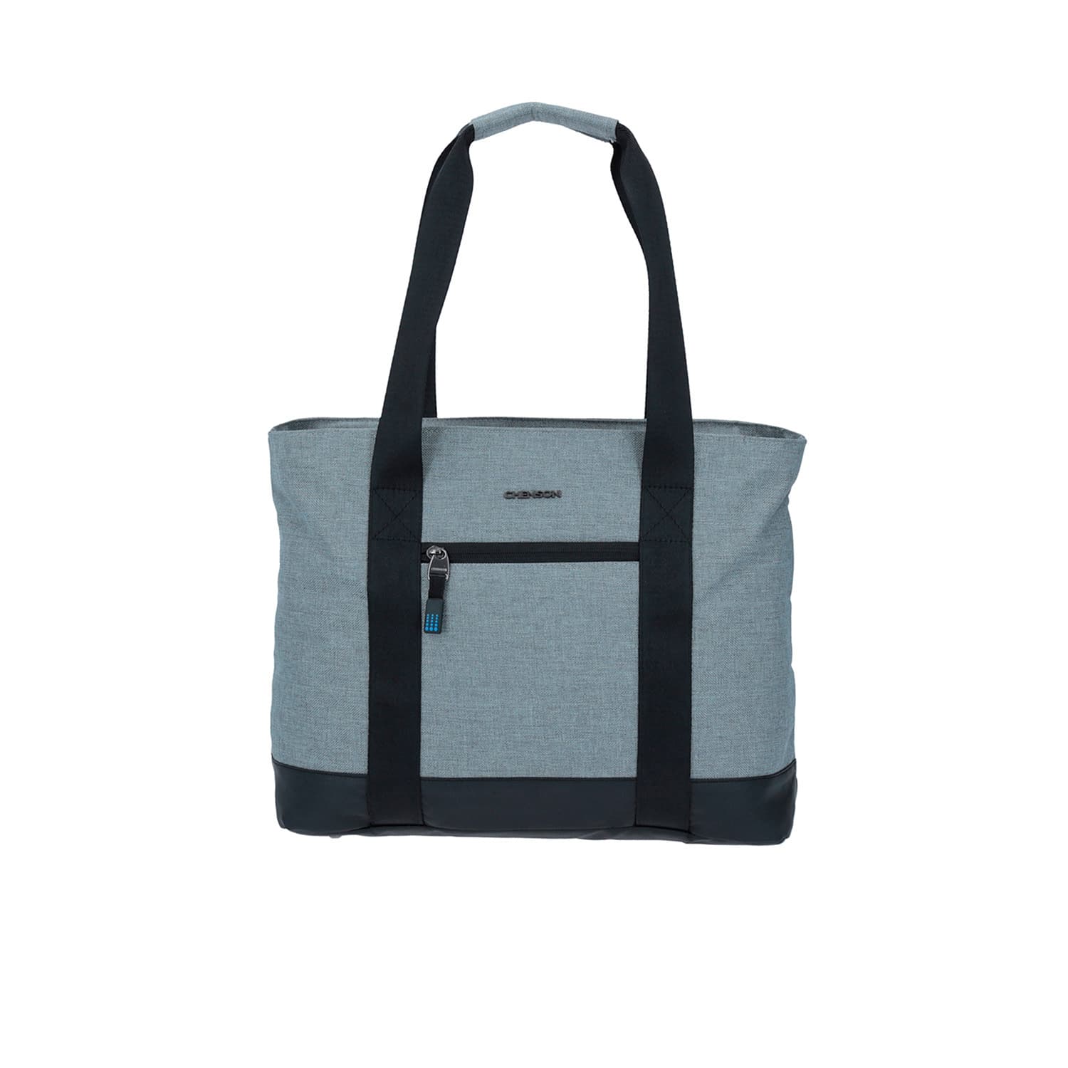 Bolsa grande para dama Chenson Clásico gris con diseño elegante, modelo CH63350-2