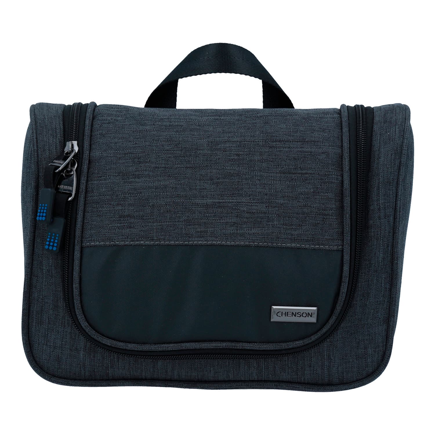 Neceser Negro Chenson Clásico by Chenson con Organizador y Asa, modelo CH63387-3