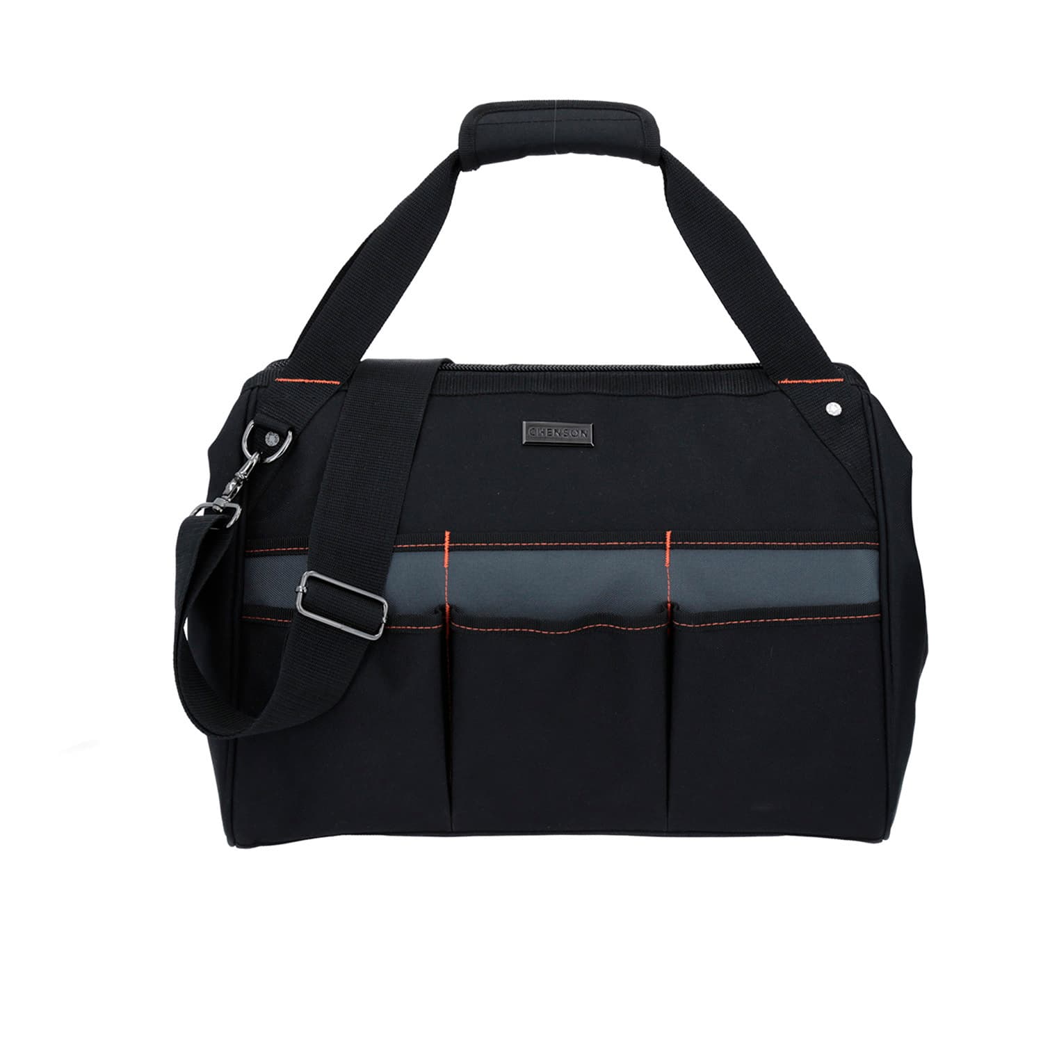 Porta Herramientas Chenson Clásico negro con organizadores externos, modelo CH63441-3