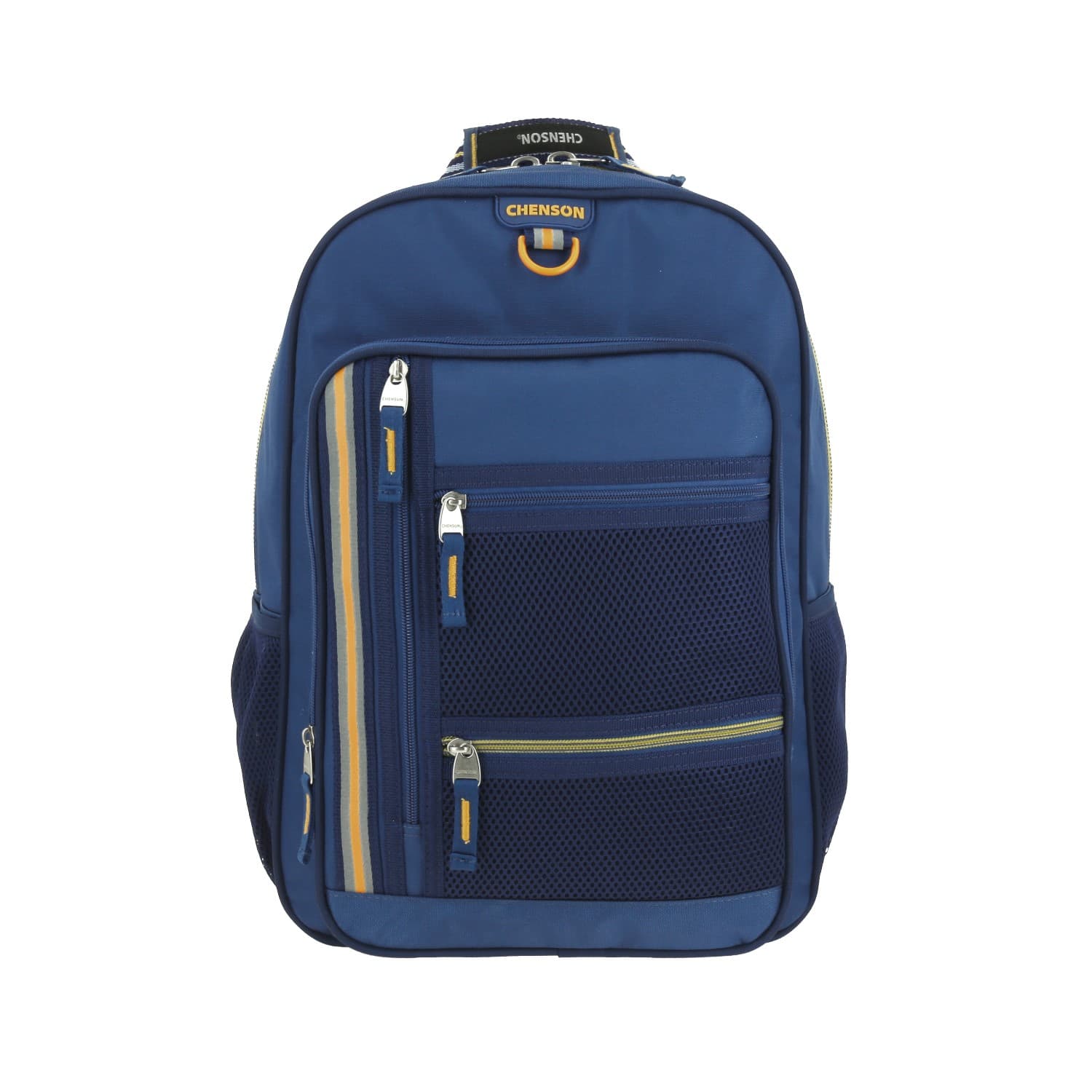 Mochila escolar Chenson Clásico azul con amplio compartimento, modelo CH66490-9