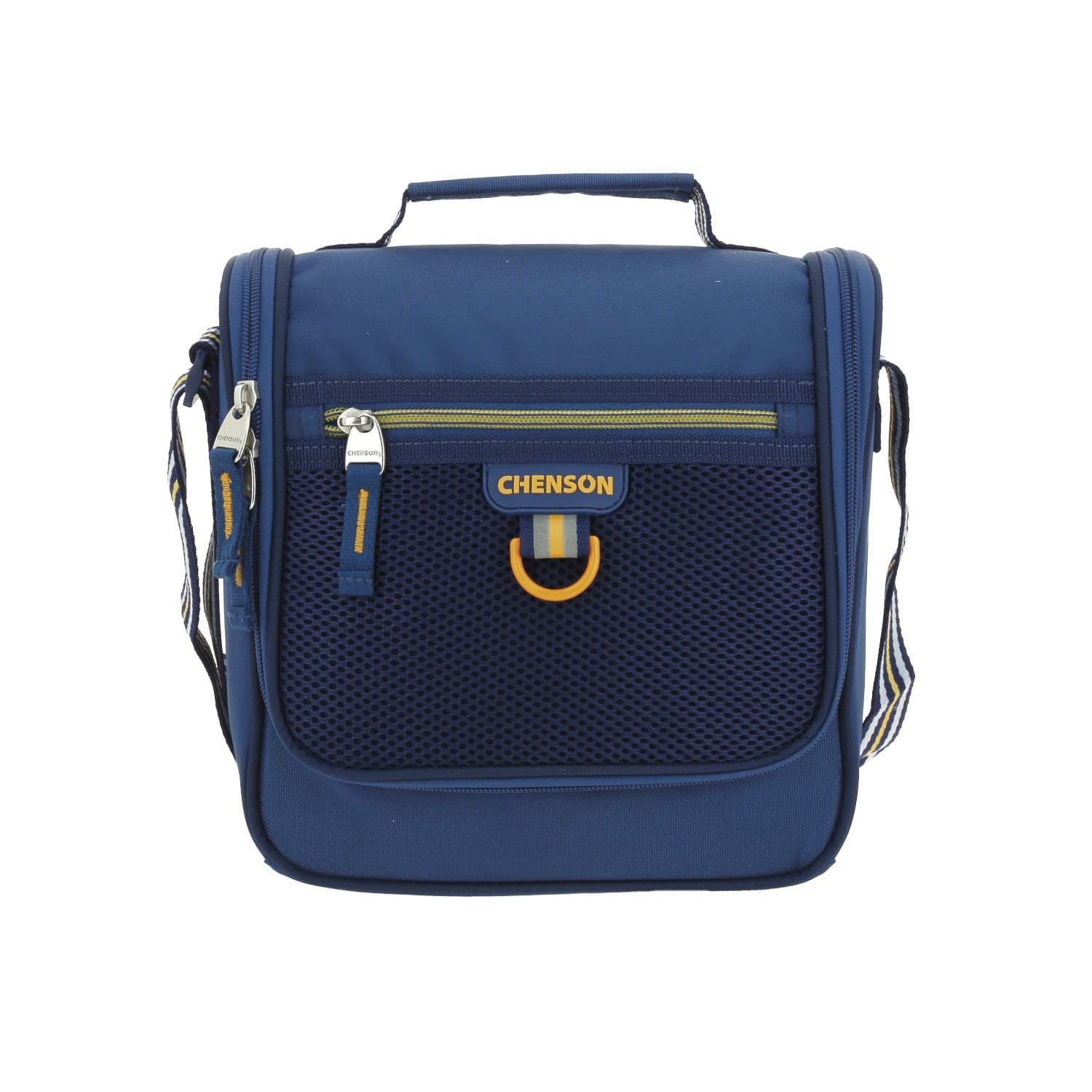 Lonchera escolar térmica Chenson Clásico azul con diseño moderno, modelo CH66492-9