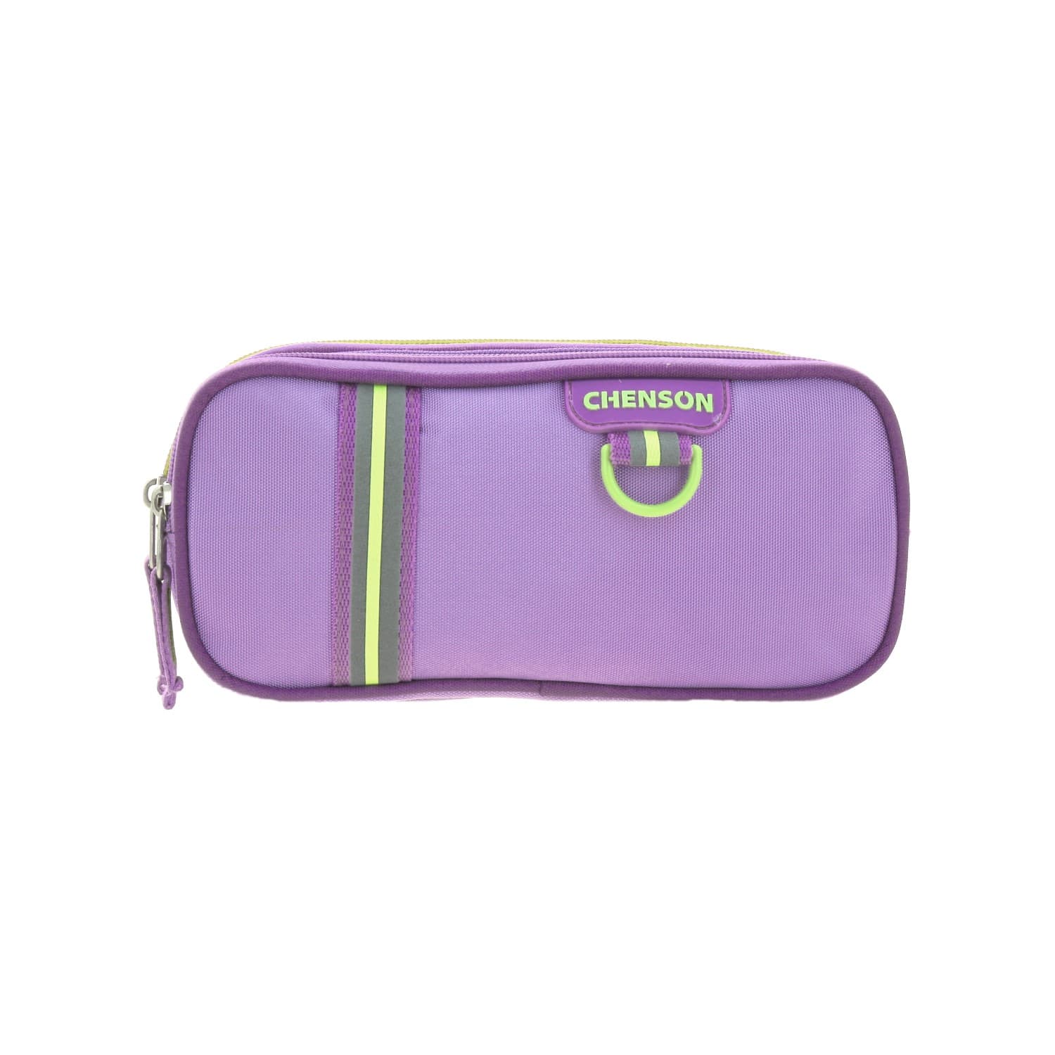 Lapicera escolar uva Chenson Clásico con doble compartimento, modelo CH66493-U