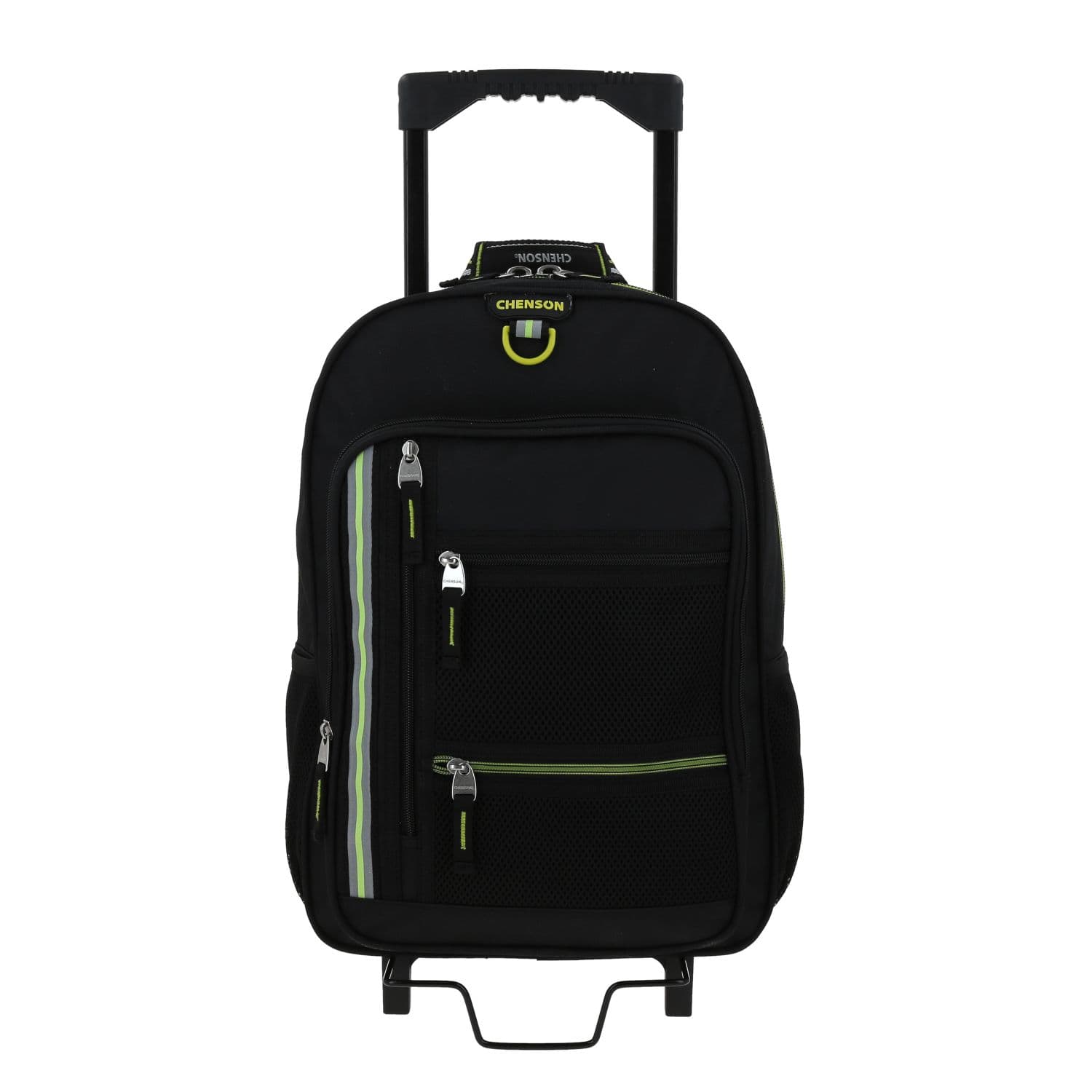 Mochila con Ruedas Chenson Clásico Negra para Primaria - Diseño Elegante, modelo CH66508-3