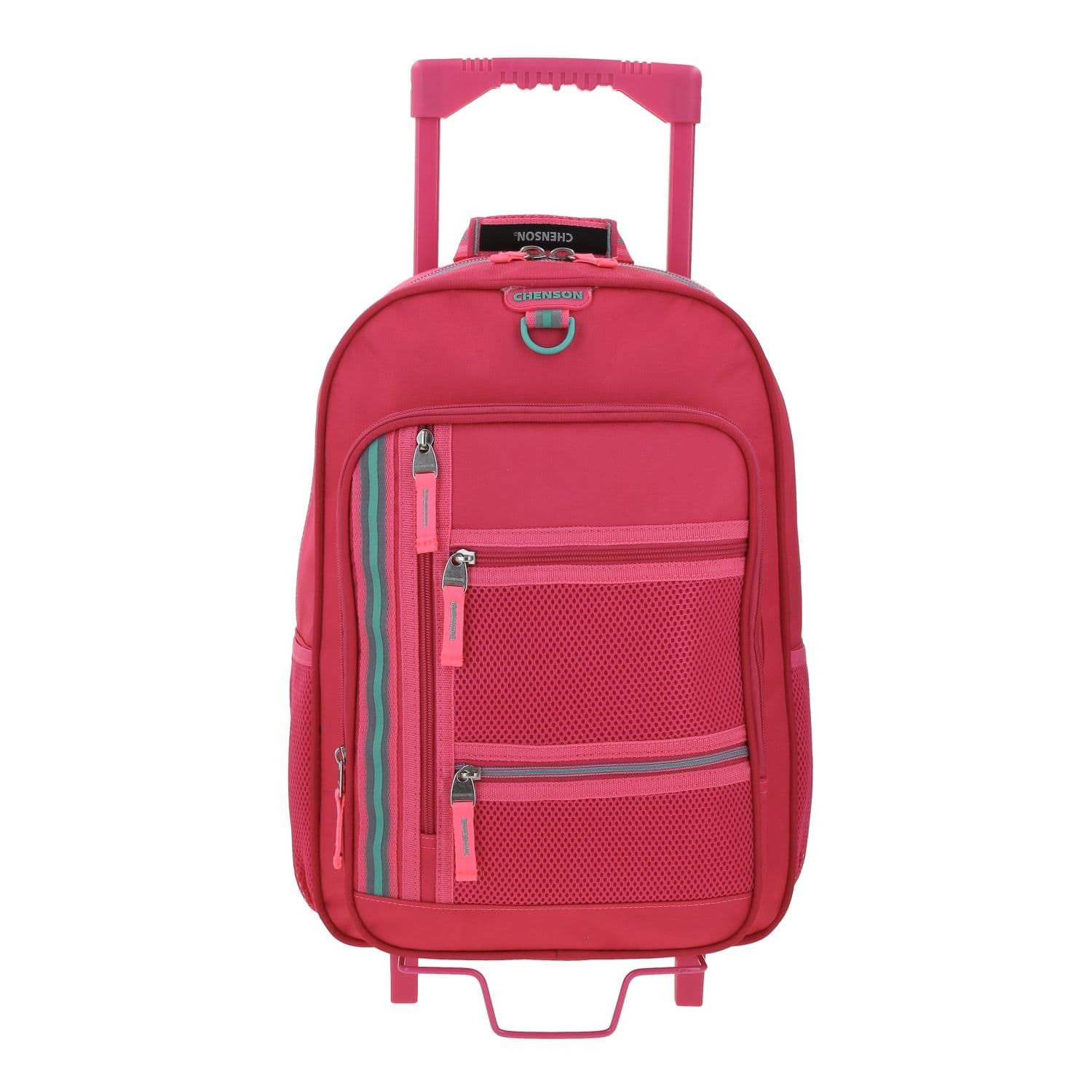 Mochila con Ruedas Rosa Chenson Clásico - Ideal para Primaria, modelo CH66508-P
