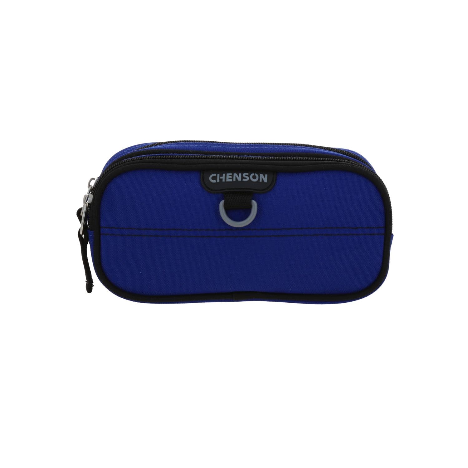 Lapicera escolar Chenson Clásico azul con doble compartimento, modelo CH70774-9