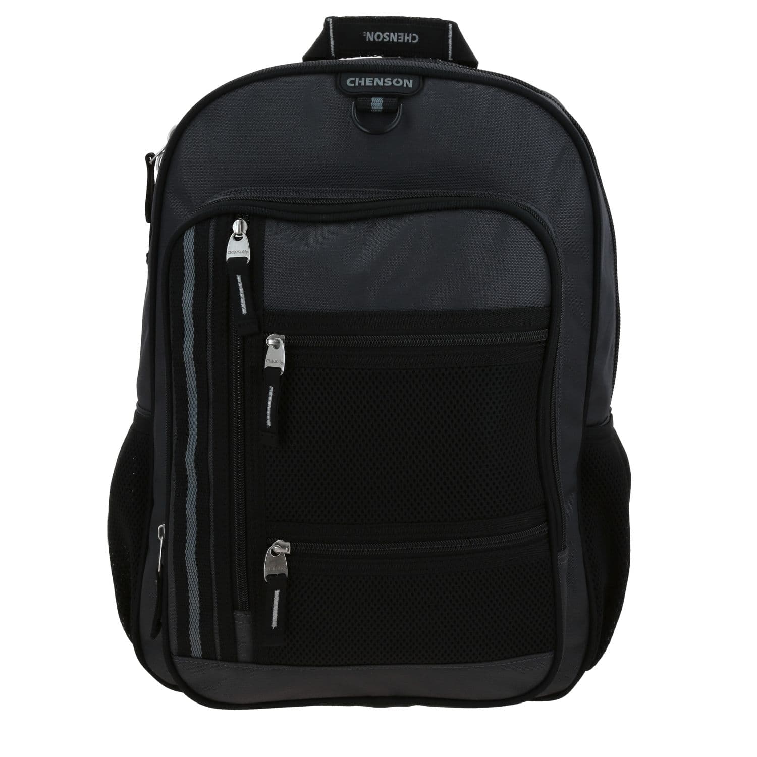 Mochila Escolar Chenson Clásico Gris 30L Resistente, modelo CH70930-2