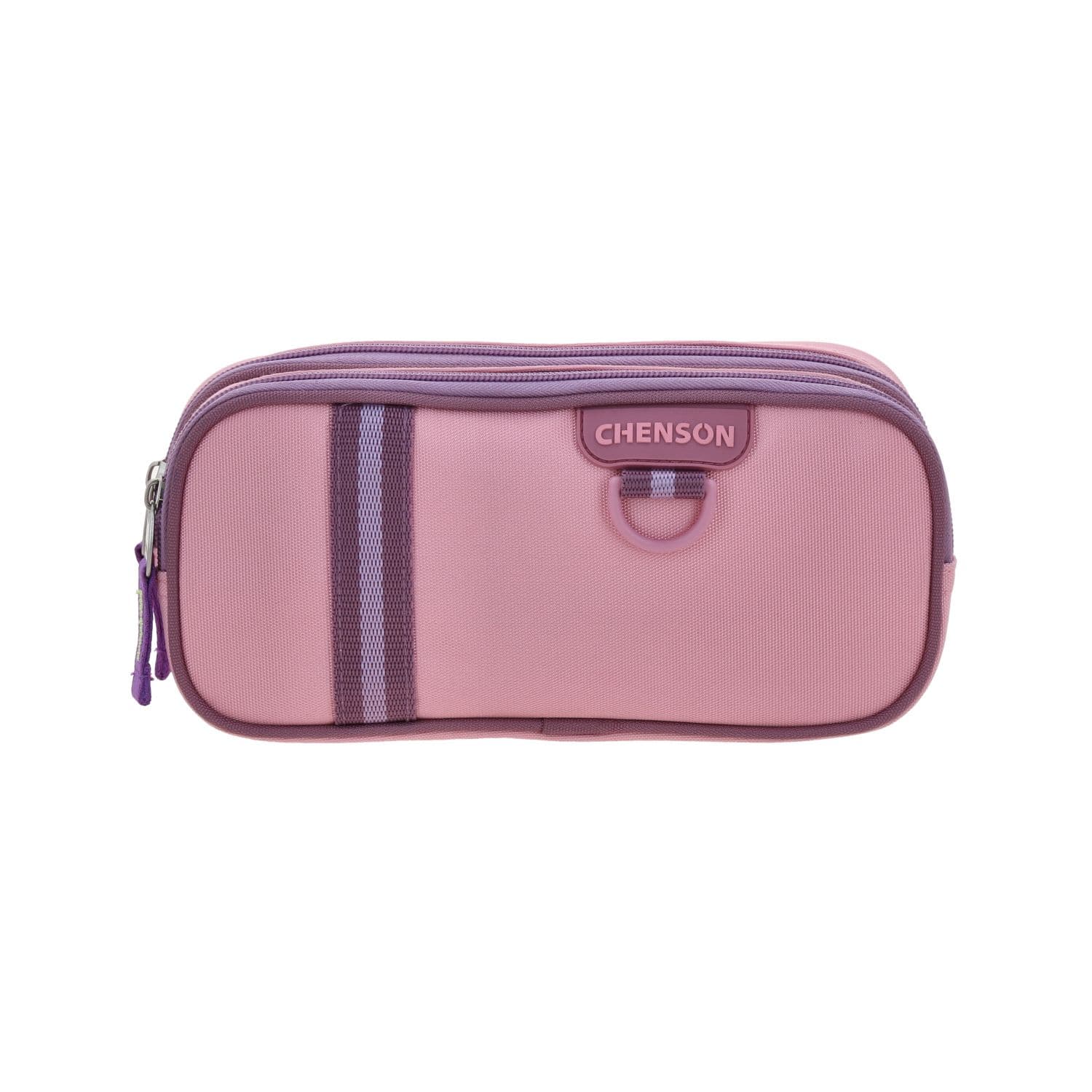 Lapicera Rosa Chenson Clásico - Estuche Escolar Resistente, modelo CH70932-P