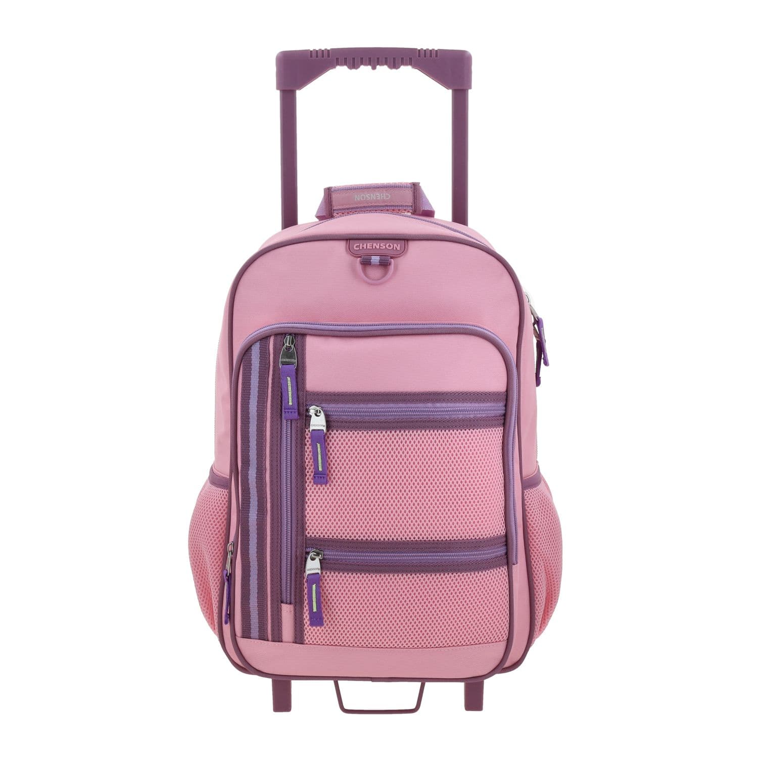 Mochila con Ruedas Rosa Chenson Clásico - Escolar Resistente, modelo CH70933-P