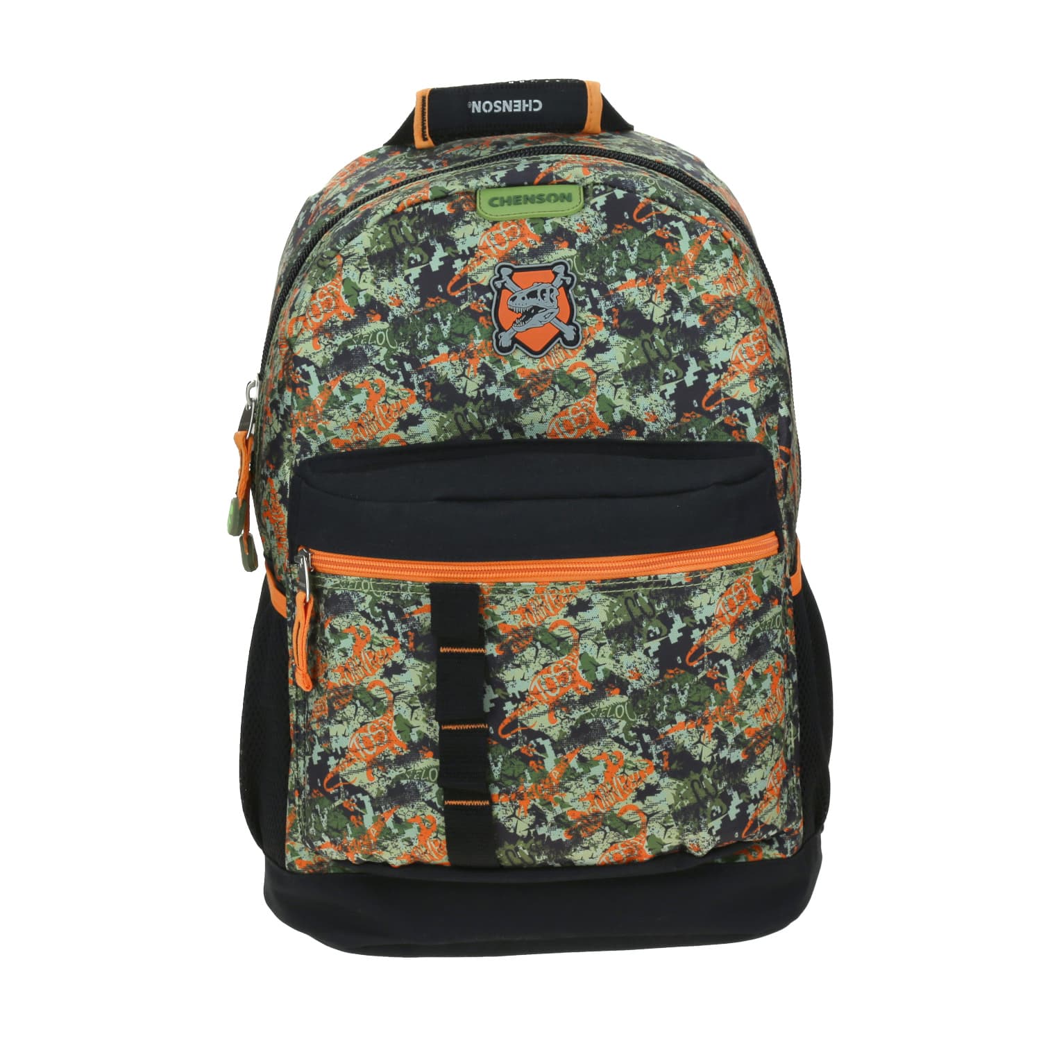 Mochila escolar Chenson Original verde con amplio compartimento, modelo CO65581-G