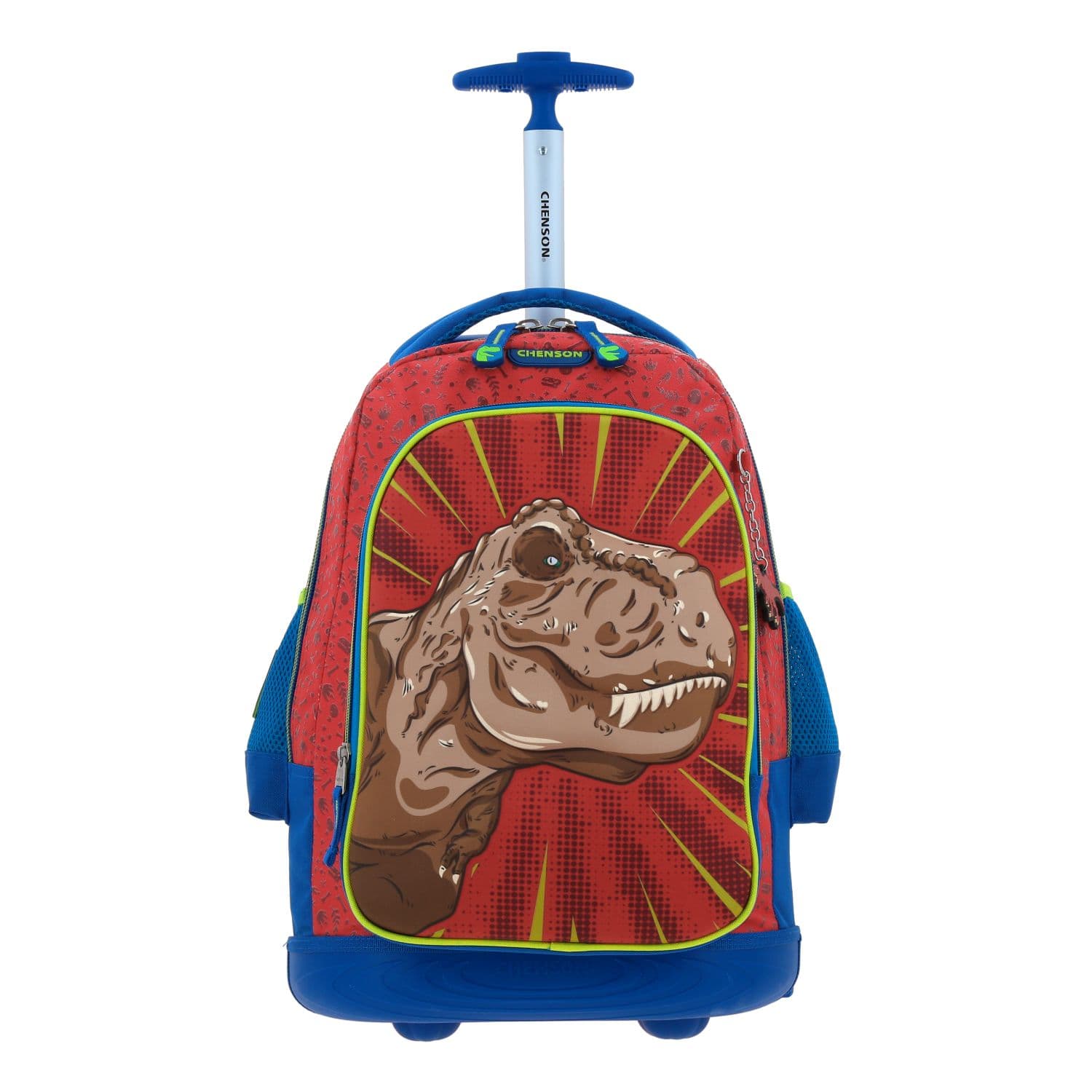 Mochila con Ruedas Chenson Original Roja para Primaria con Luces LED, modelo CO66063-R