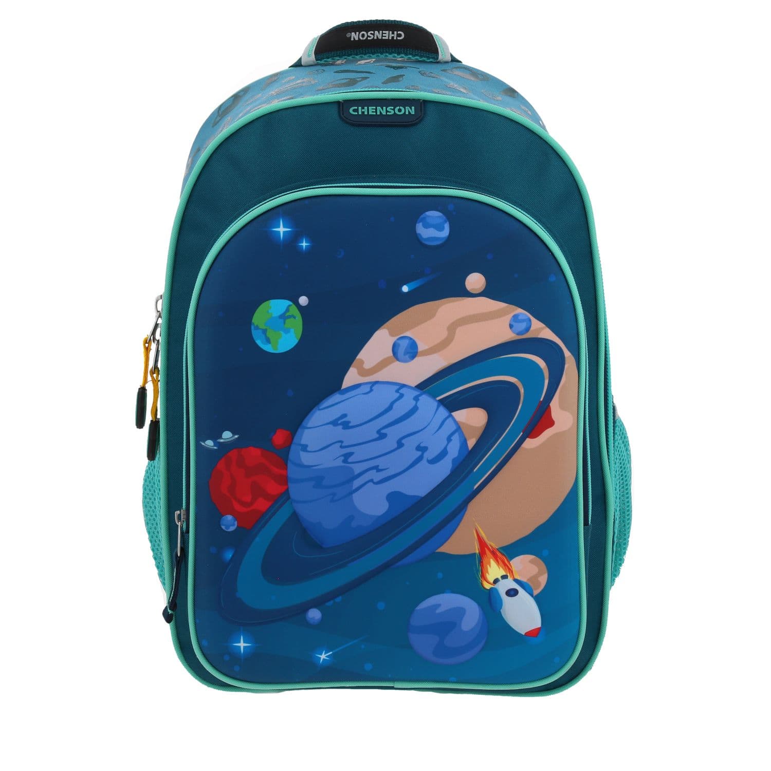 Mochila escolar Chenson Original azul con amplio compartimento, modelo CO66149-9