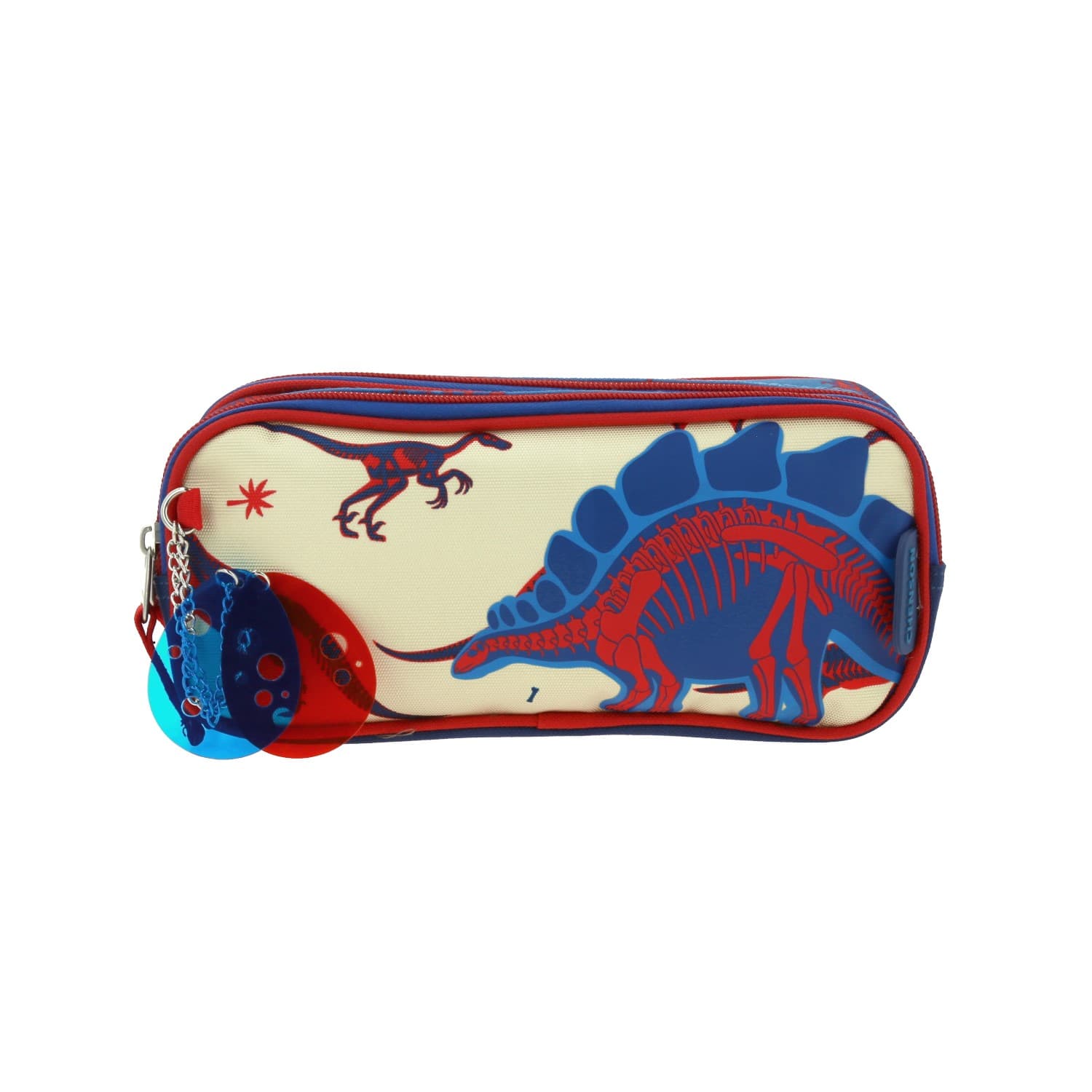 Lapicera escolar Chenson Original azul con doble compartimento, modelo CO66450-9